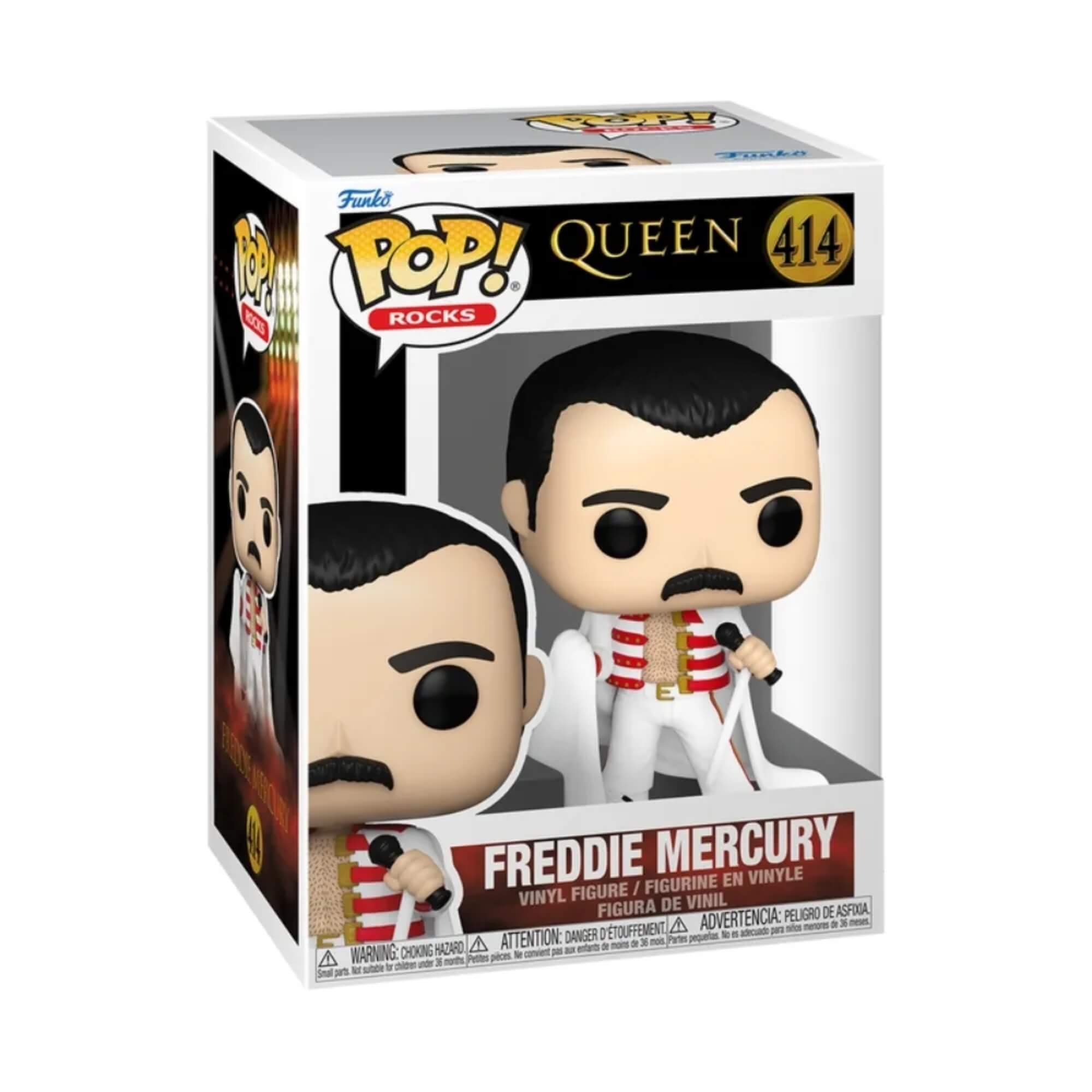 Boneco Funko Pop! Rocks Queens Freddie Mercury We Will Rock You 414 Candide - 11642