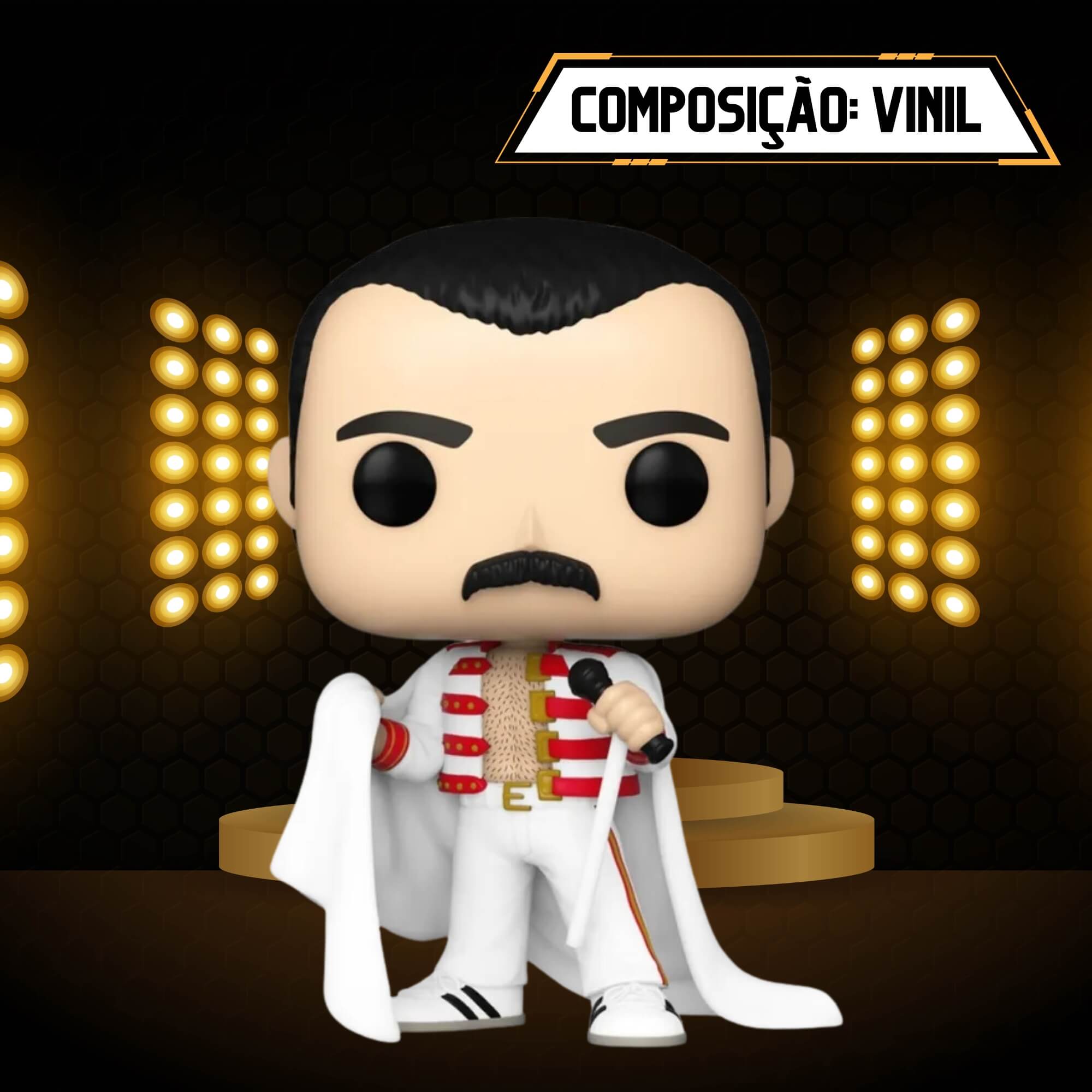 Boneco Funko Pop! Rocks Queens Freddie Mercury We Will Rock You 414 Candide - 11642