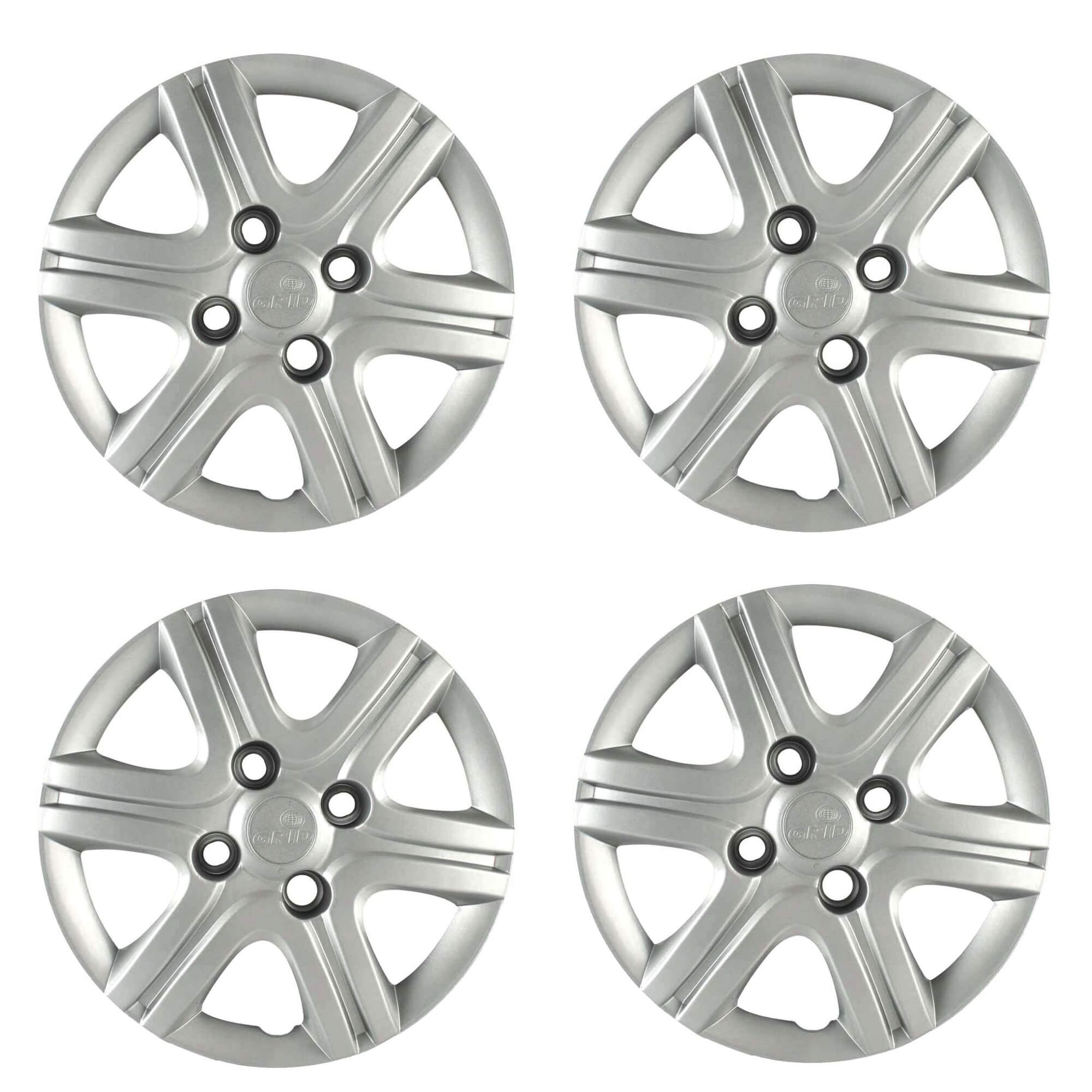 Calota Aro 13" Cor Prata Mod Palio Fire 11/13 (Jogo com 4 calotas) Grid - 080CB-PTA-E