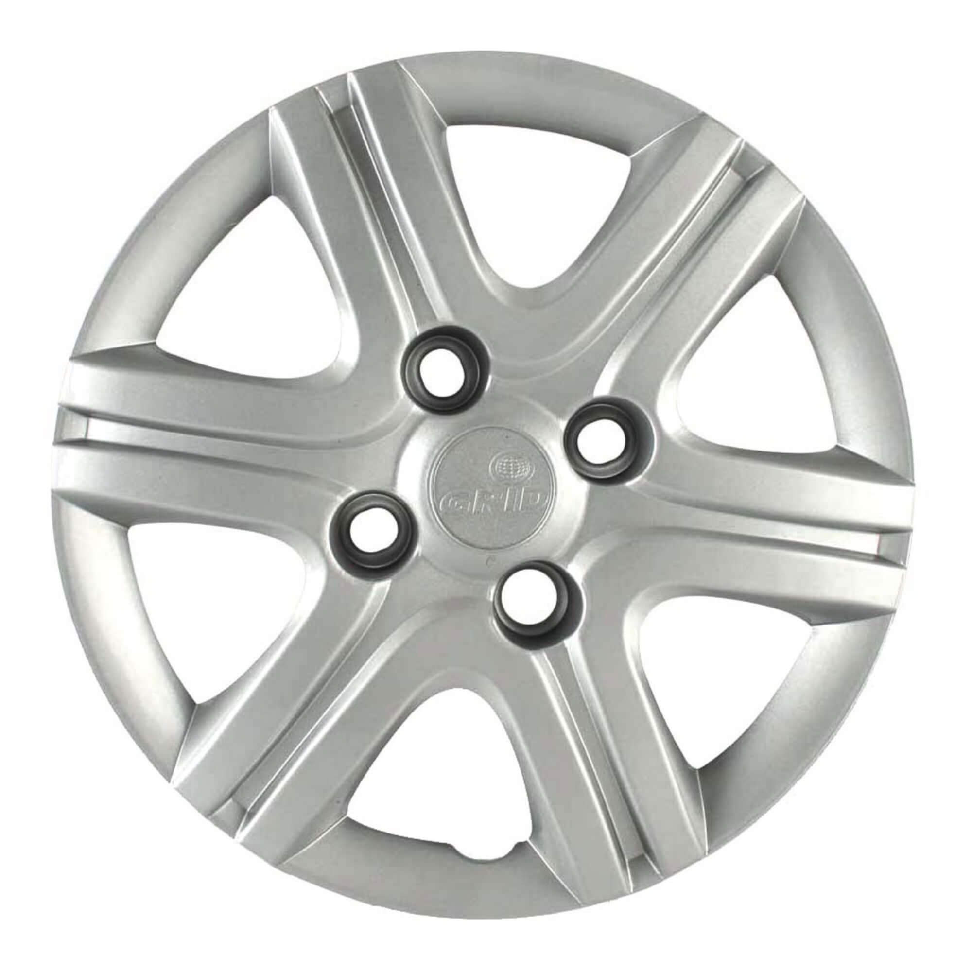 Calota Aro 13" Cor Prata Mod Palio Fire 11/13 (Jogo com 4 calotas) Grid - 080CB-PTA-E