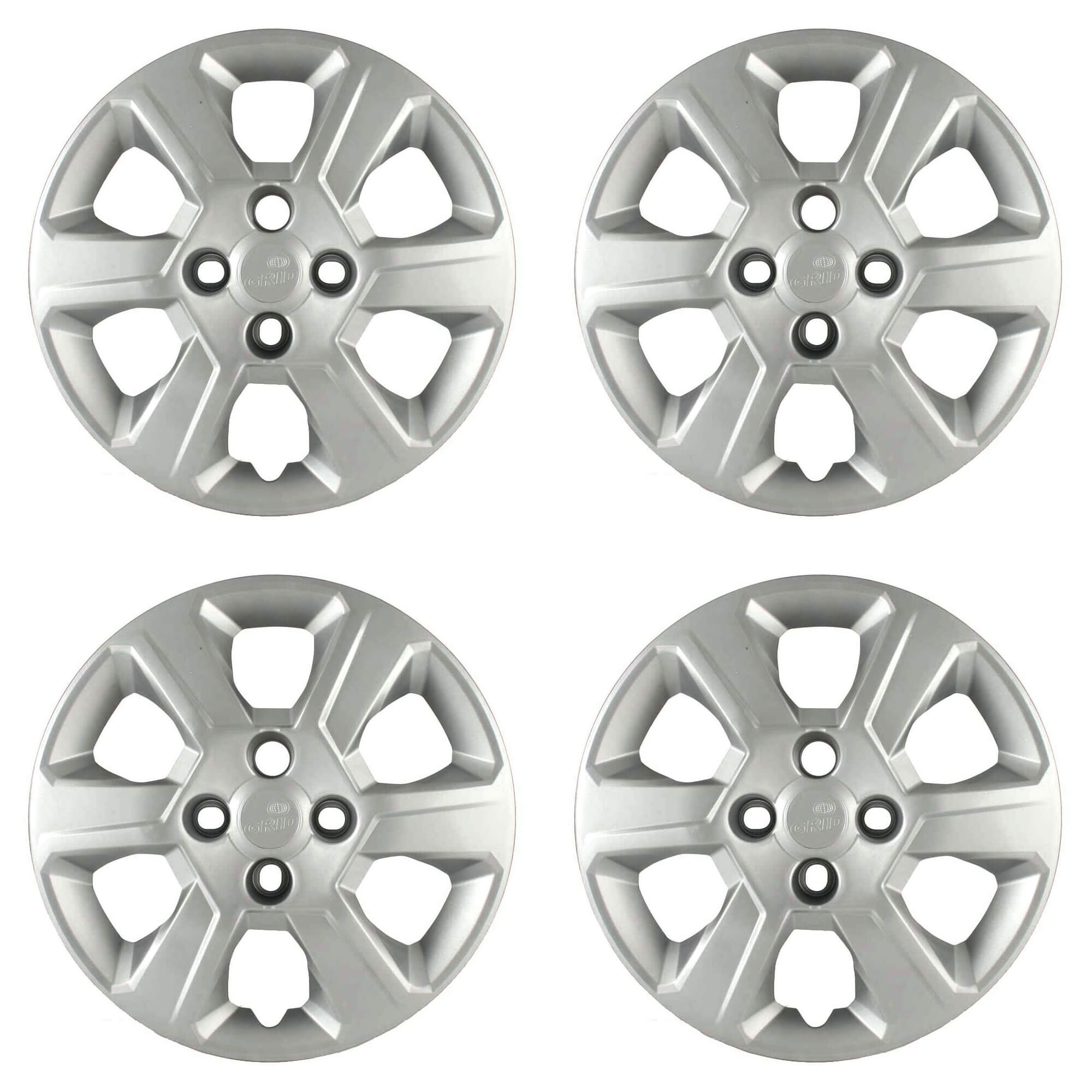 Calota Aro 15" cor Prata Mod Montana 11/20 (Jogo c/ 4 Calotas) Grid - 084CP-PTA-E