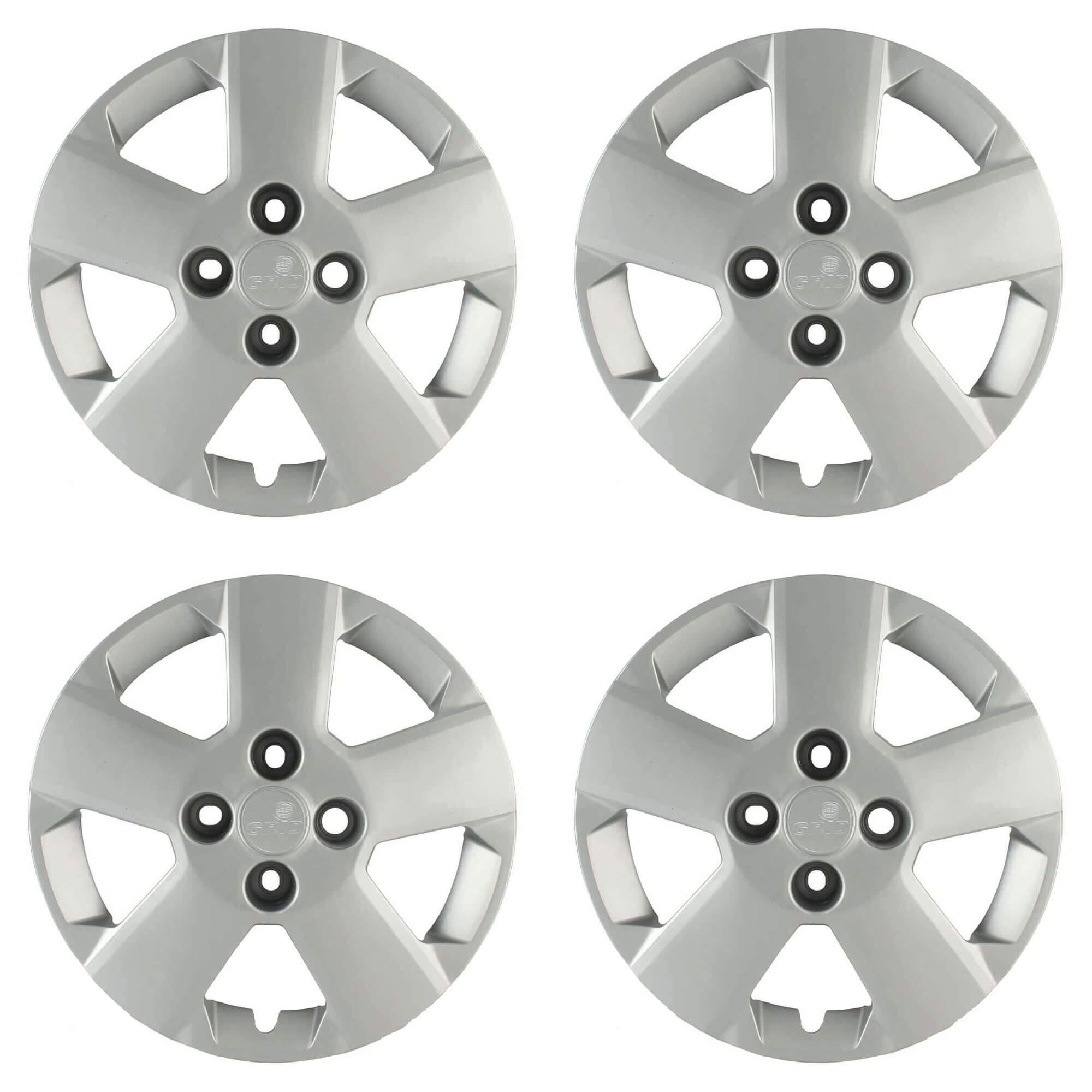 Calota Aro 14" cor Prata Mod Celta/Prisma/Montana 11/17 (Jogo c/ 4 Calotas) Grid - 087CB-PTA-E