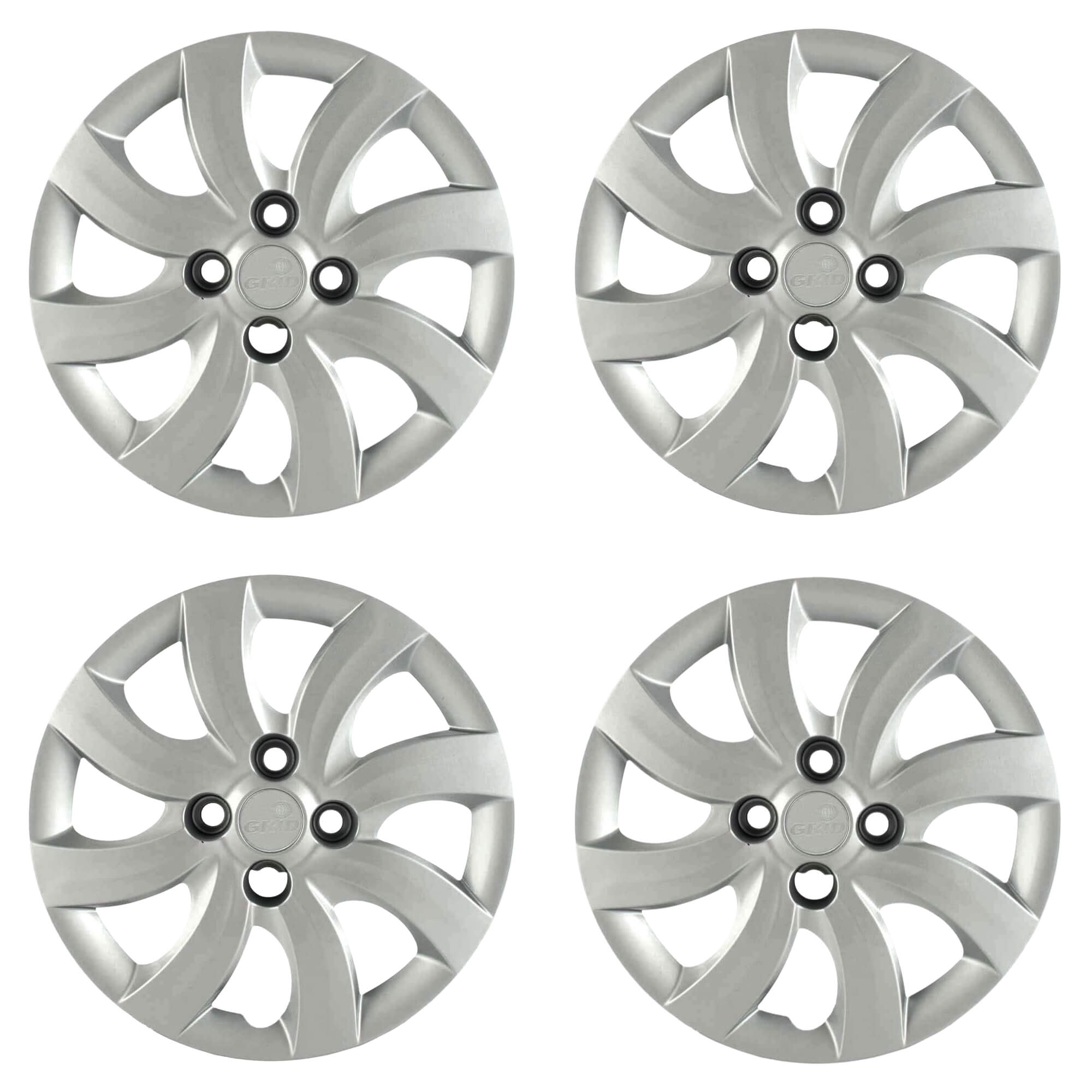 Calota Aro 14" cor Prata Mod Palio Attractive 12/13 (Jogo c/ 4 Calotas) Grid - 094CB-PTA-E