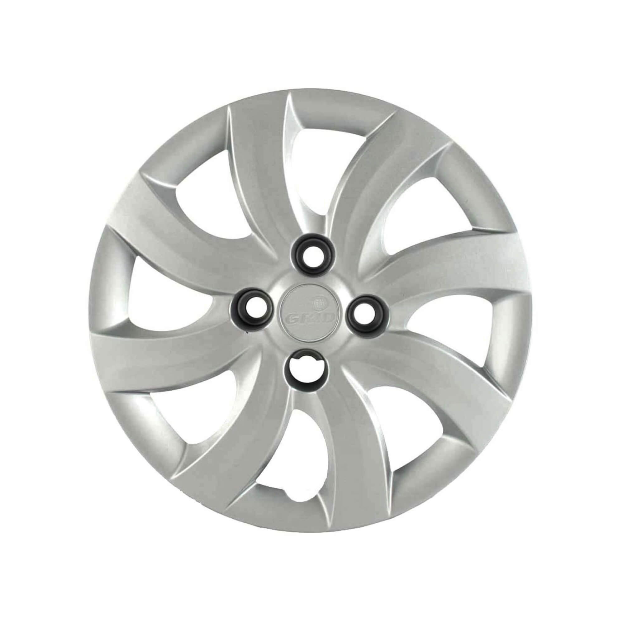Calota Aro 14" cor Prata Mod Palio Attractive 12/13 (Jogo c/ 4 Calotas) Grid - 094CB-PTA-E