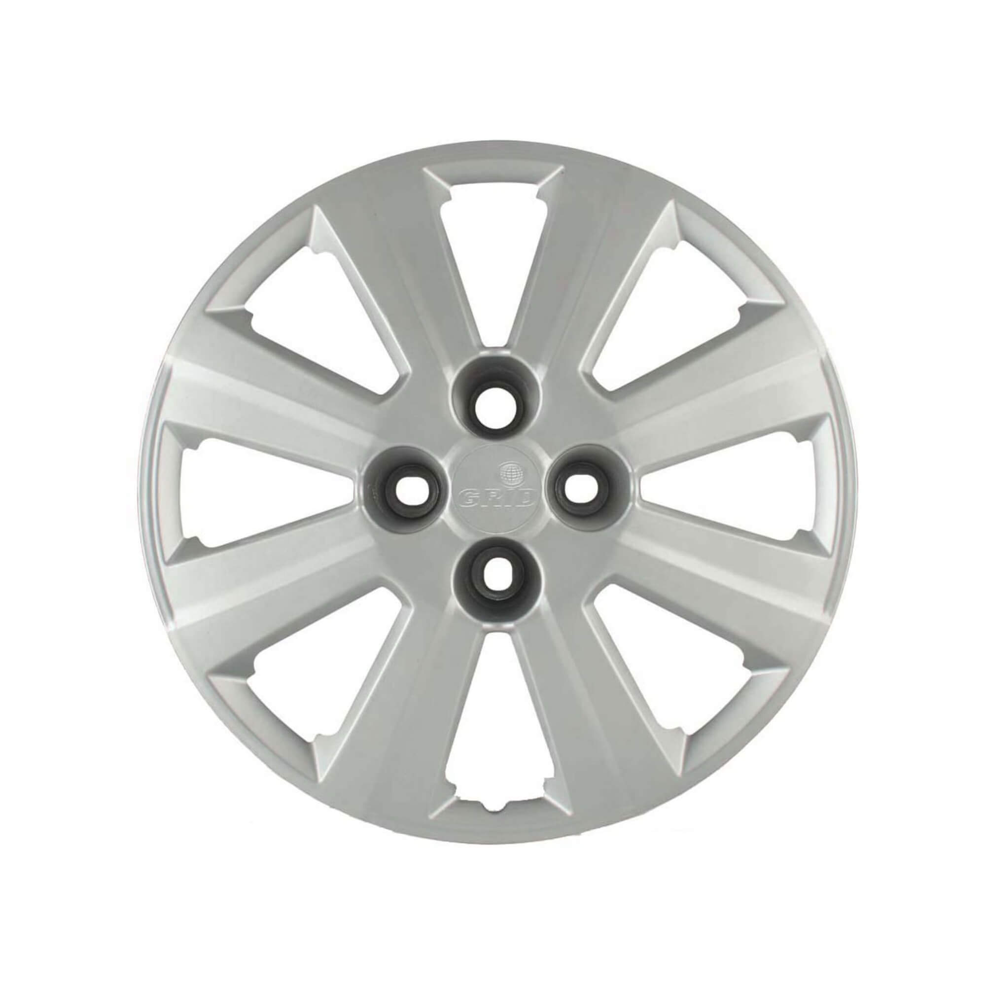 Calota Aro 14" cor Prata Mod Agile 10/13 (Jogo c/ 4 Calotas) Grid - 109CB-PTA-E