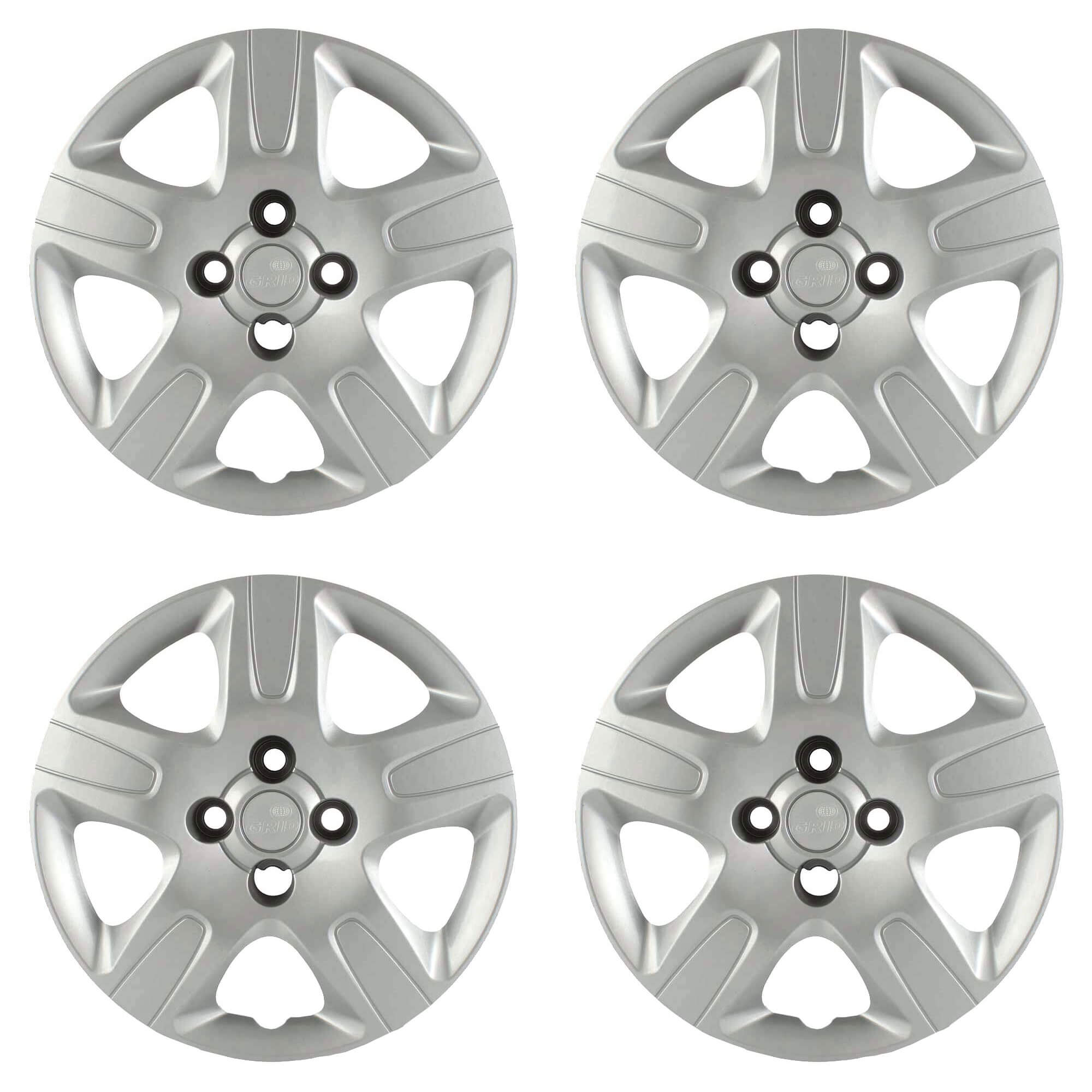 Calota Aro 14" cor Prata Mod Strada 13/20 (Jogo c/ 4 Calotas) Grid - 111CA-PTA-E