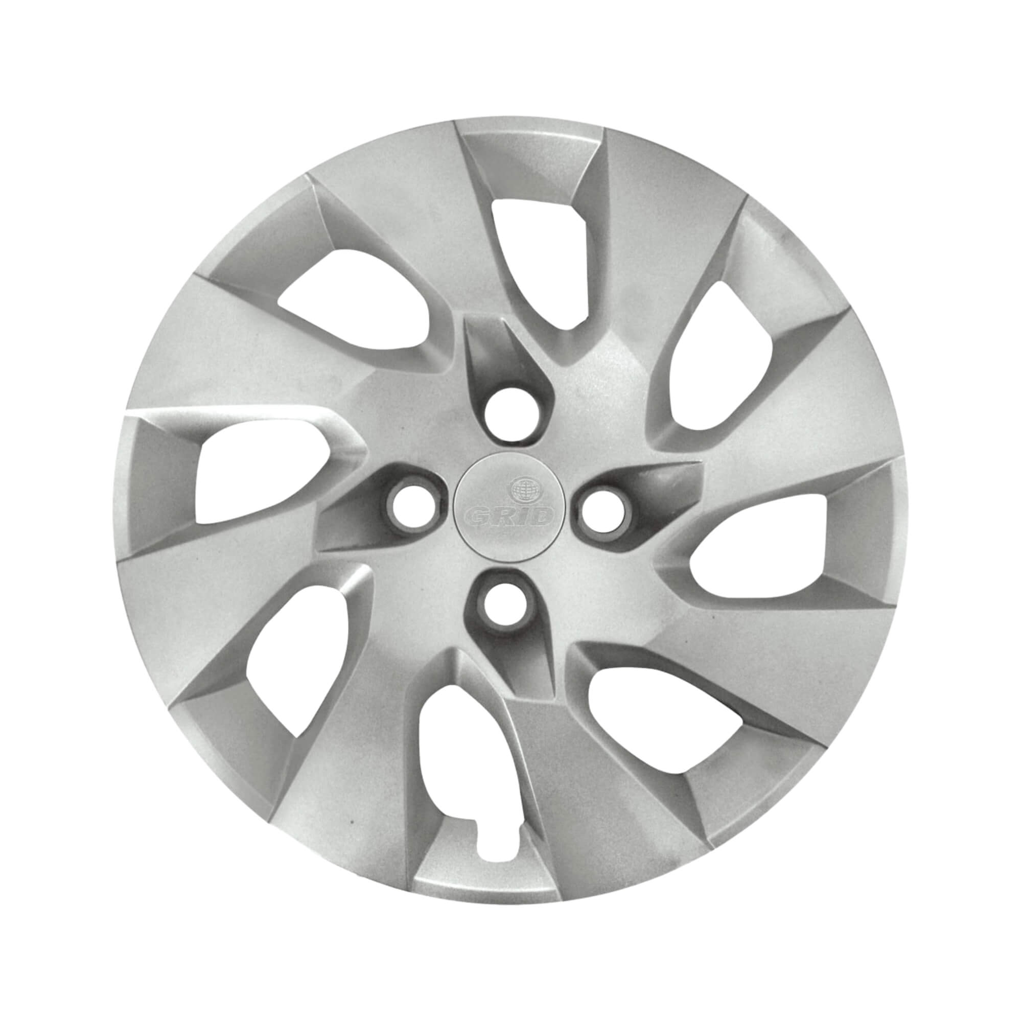 Calota Aro 14" cor Prata Mod Onix/Prisma 2014/16 (Jogo c/ 4 calotas) Grid - 133CB-PTA-E