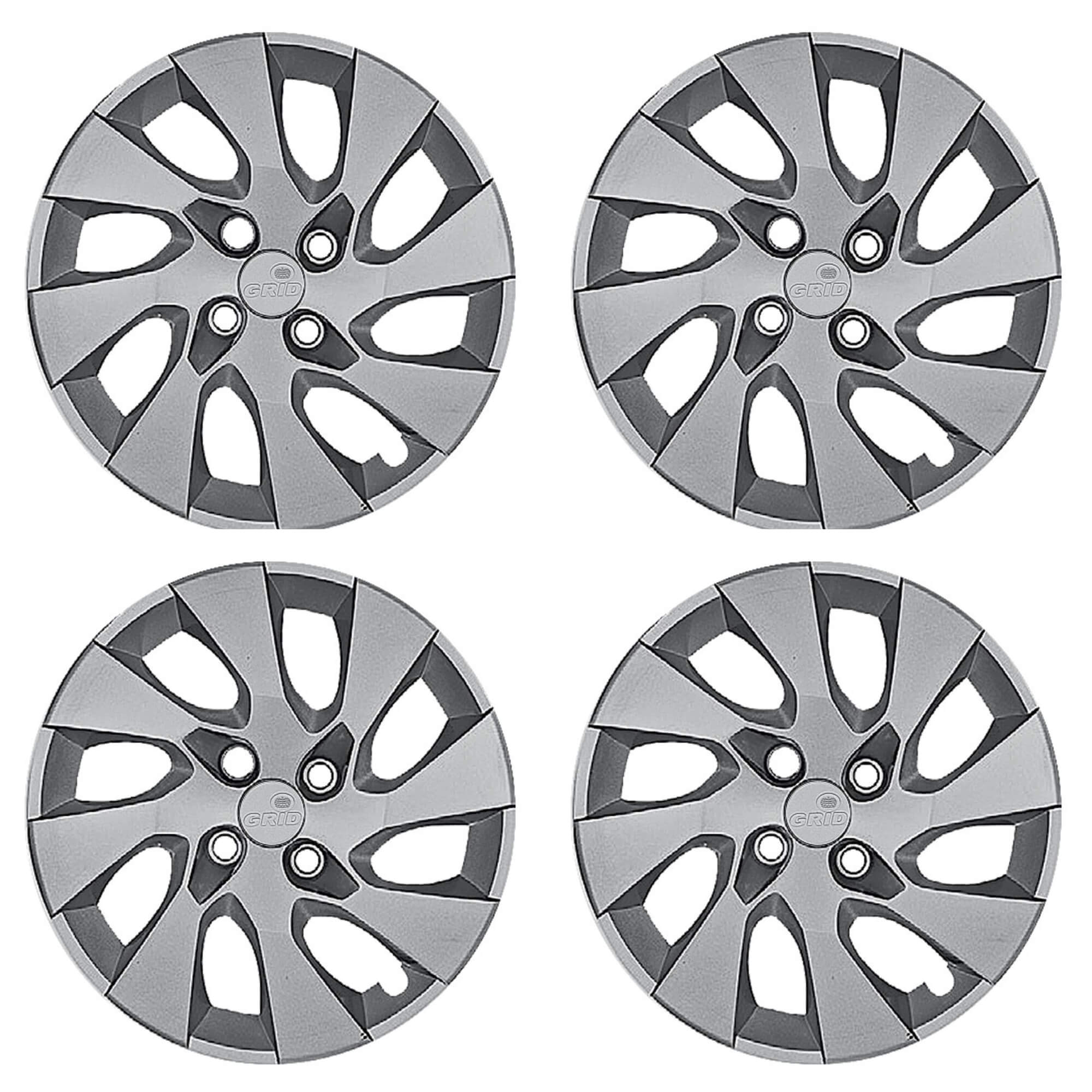 Calota Aro 13" cor Prata Mod Corsa/Classic (Jogo c/ 4 Calotas) Grid - 140CB-PTA-E