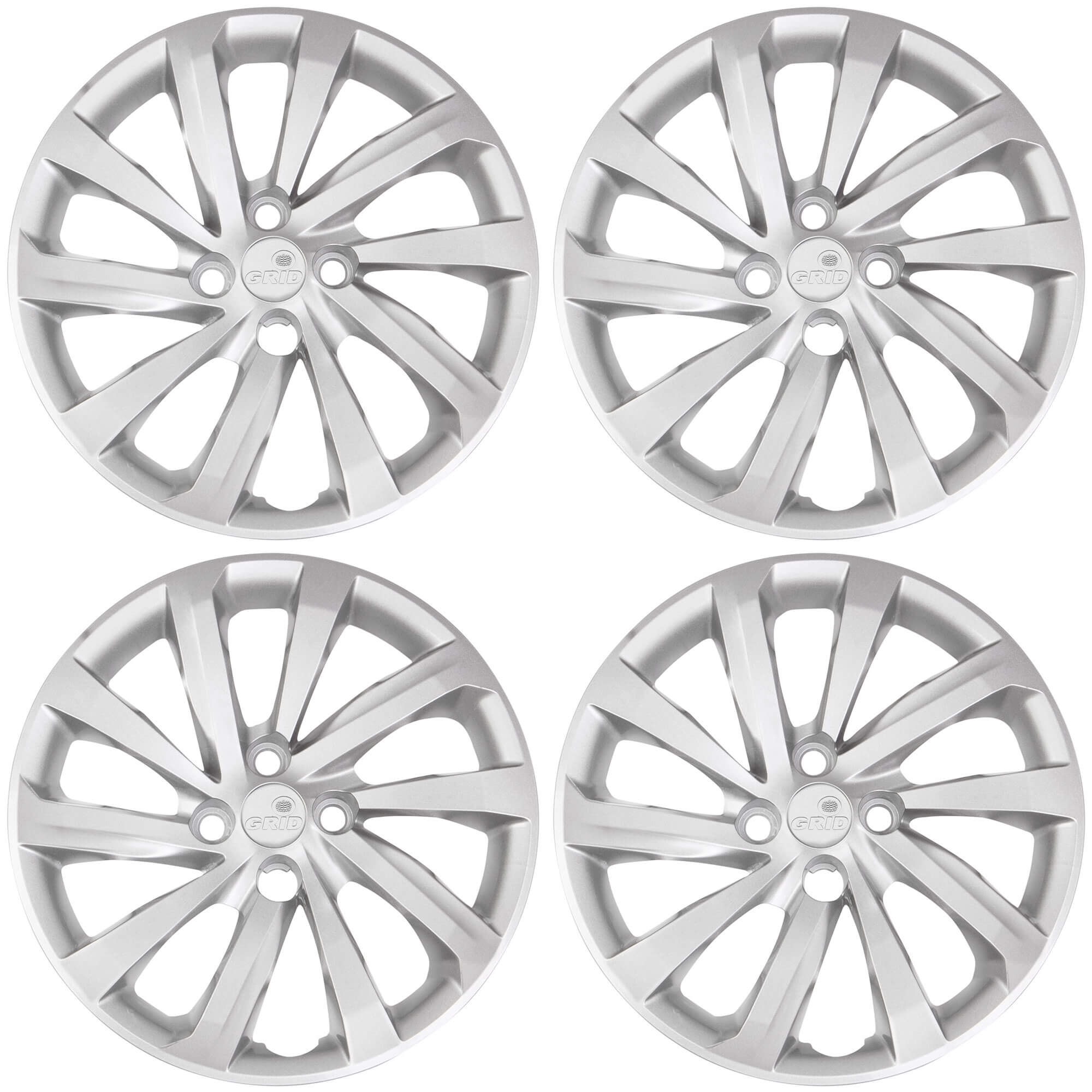 Calota Aro 14" cor Prata Mod Nova Strada 2021 (Jogo c/ 4 Calotas) Grid - 167CA-PTA-E