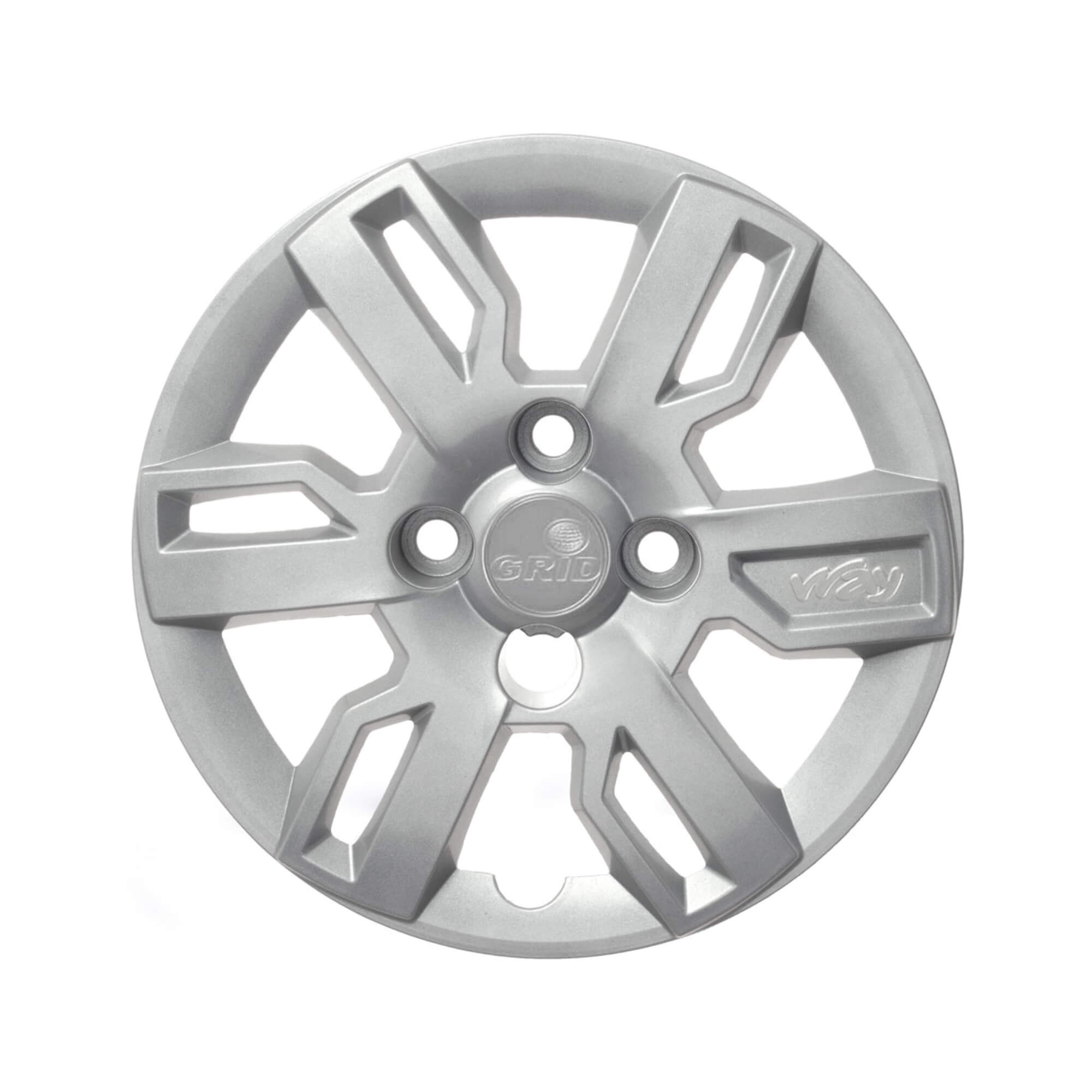 Calota Aro 13" cor Prata Mod Uno Way 2013/15 (Jogo c/ 4 Calotas) Grid - 227CB-PTA-E
