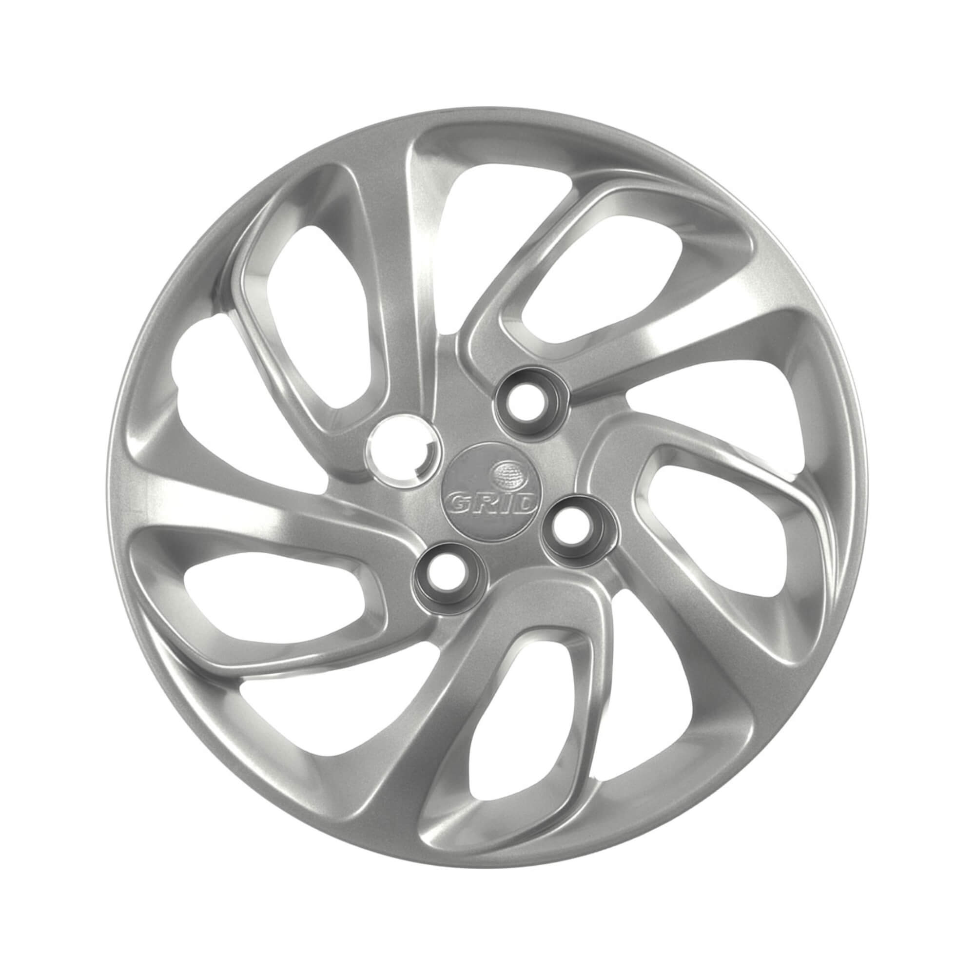 Calota Aro 14" cor Prata Mod Uno Attractive 2015/16 (Jogo c/ 4 Calotas) Grid - 228CB-PTA-E