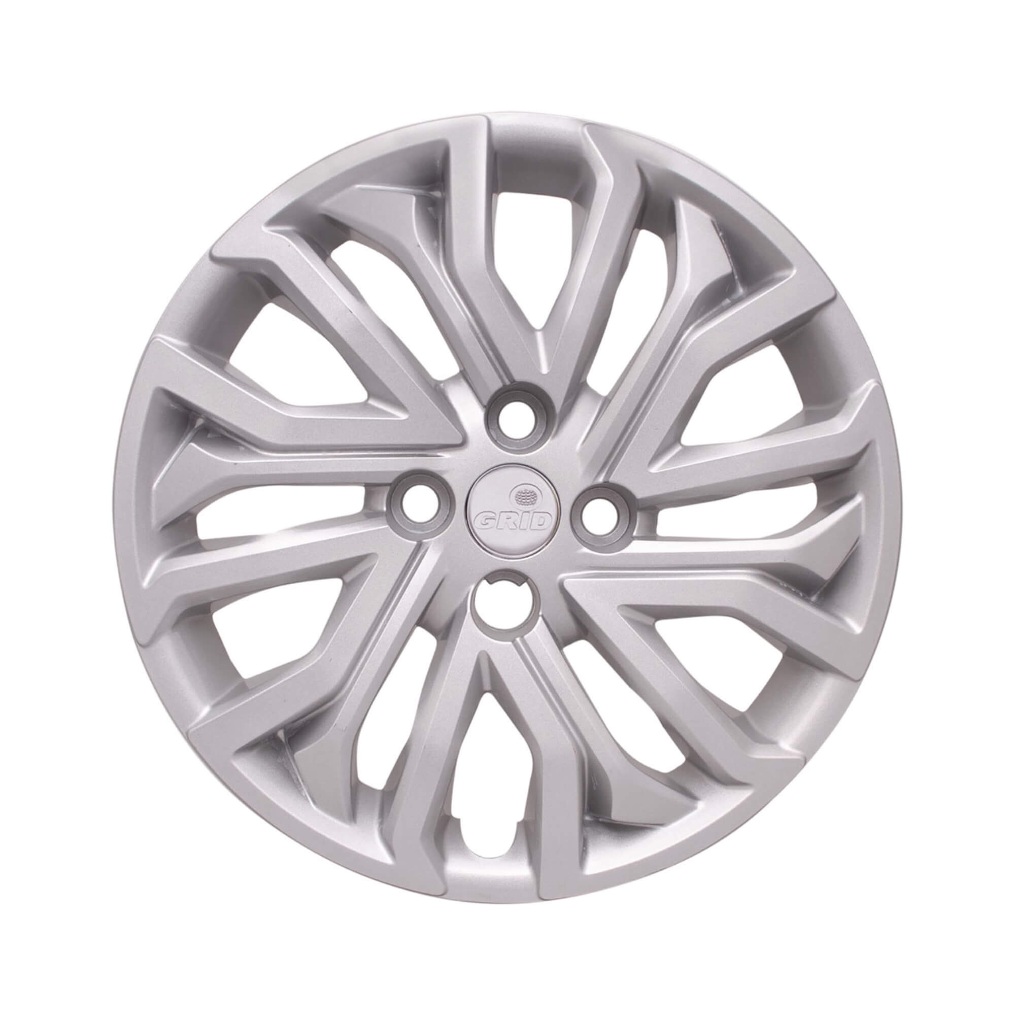 Calota Aro 15" cor Prata Mod Argo/Cronos 2022 (Jogo c/ 4 Calotas) Grid - 296CP-PTA-E