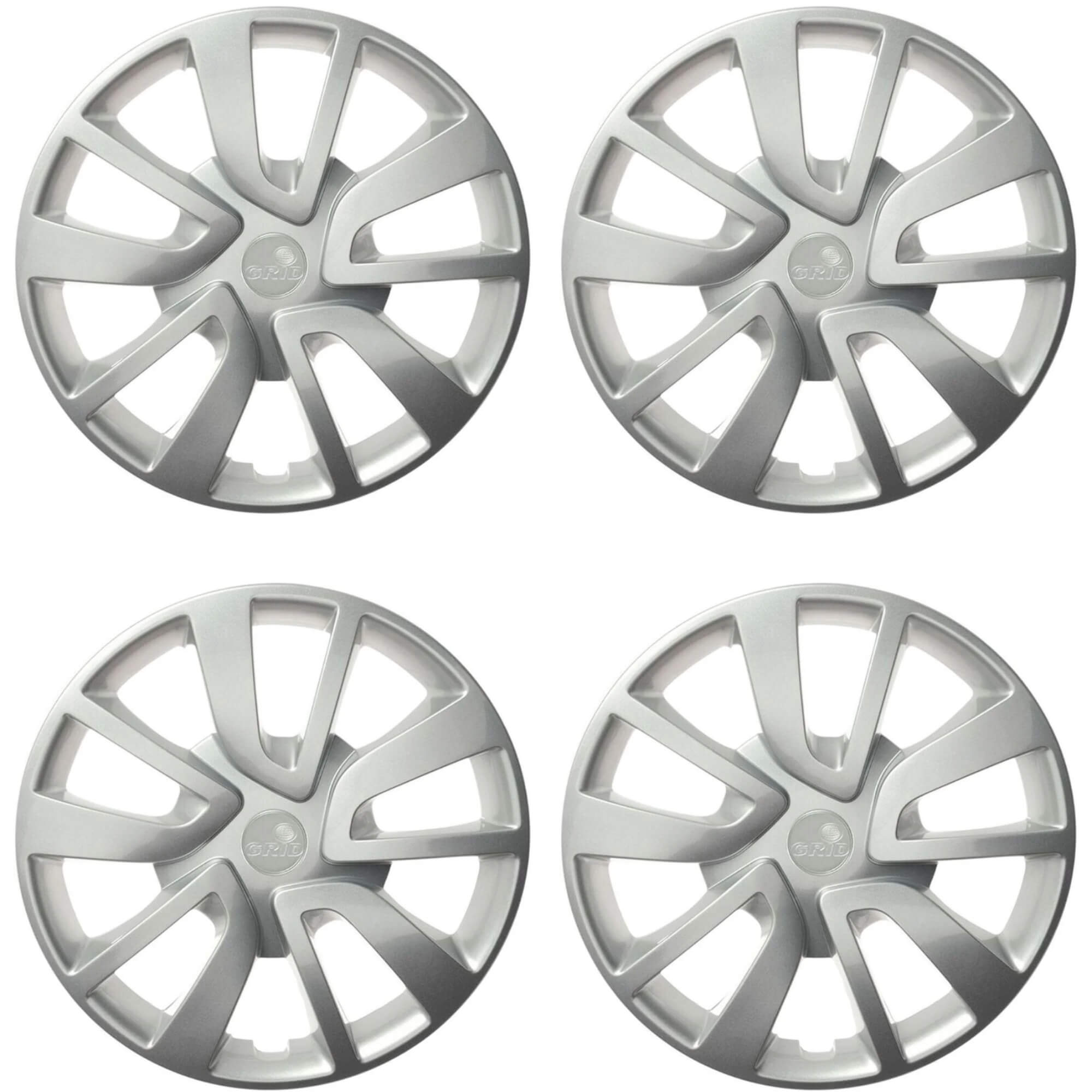 Calota Aro 15" cor Prata Mod Sandero/Logan 14/20 (Jogo c/ 4 Calotas) Grid - 869AR-PTA-E