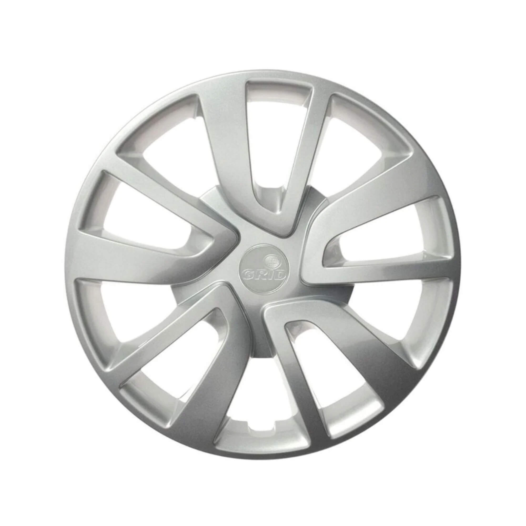 Calota Aro 15" cor Prata Mod Sandero/Logan 14/20 (Jogo c/ 4 Calotas) Grid - 869AR-PTA-E