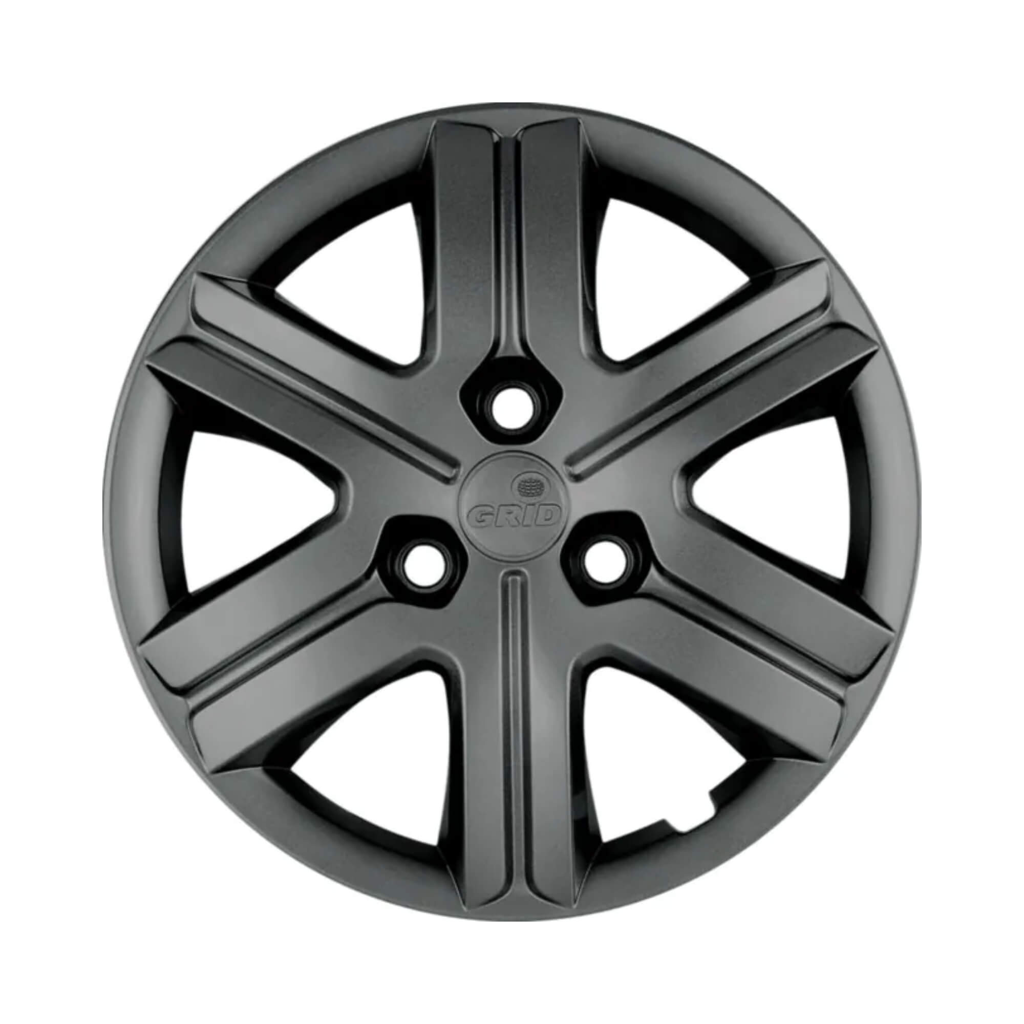 Calota Aro 14" cor Grafite Mod Kwid Zen 2020 (Jogo c/ 4 Calotas) Grid - 879CP-GFT-E