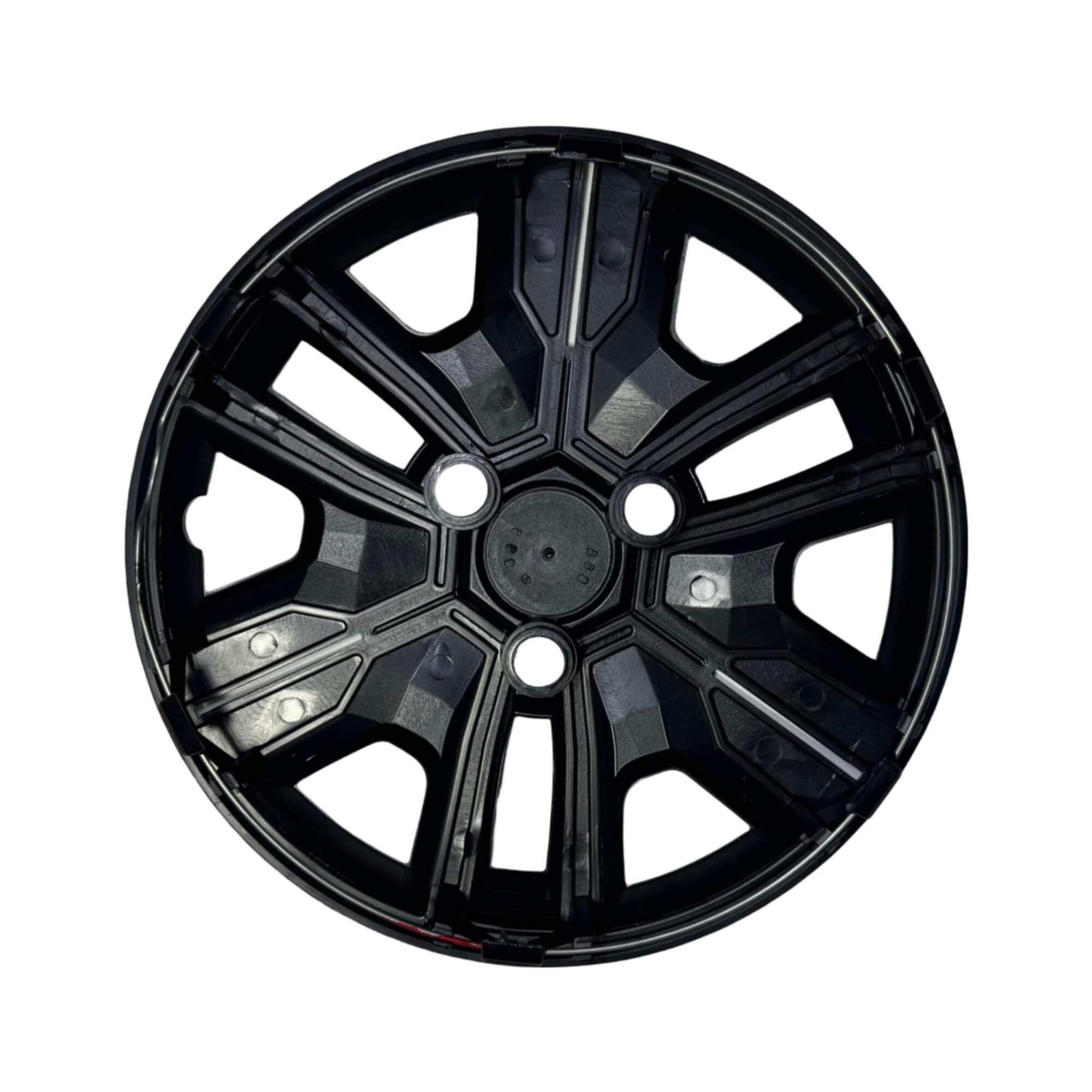 Calota Aro 14" Preto/Prata Mod Kwid Outsider 2023 Grid (Jogo c/ 4 Calotas) Grid - 880AR-PBP-E