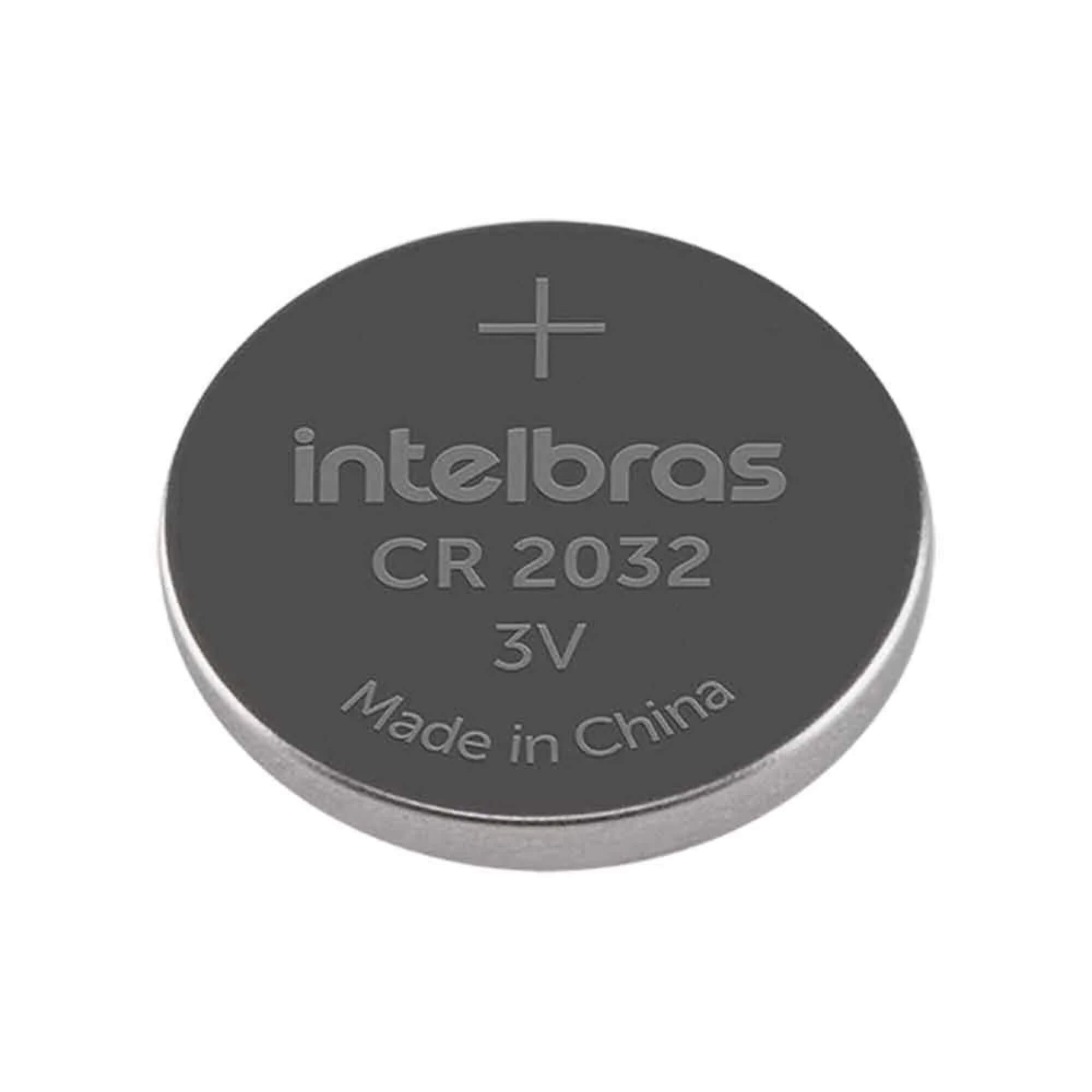 Bateria de Lítio Não Recarregável 3V 2032 Cartela com 5 Unidades Intelbras - 4860002