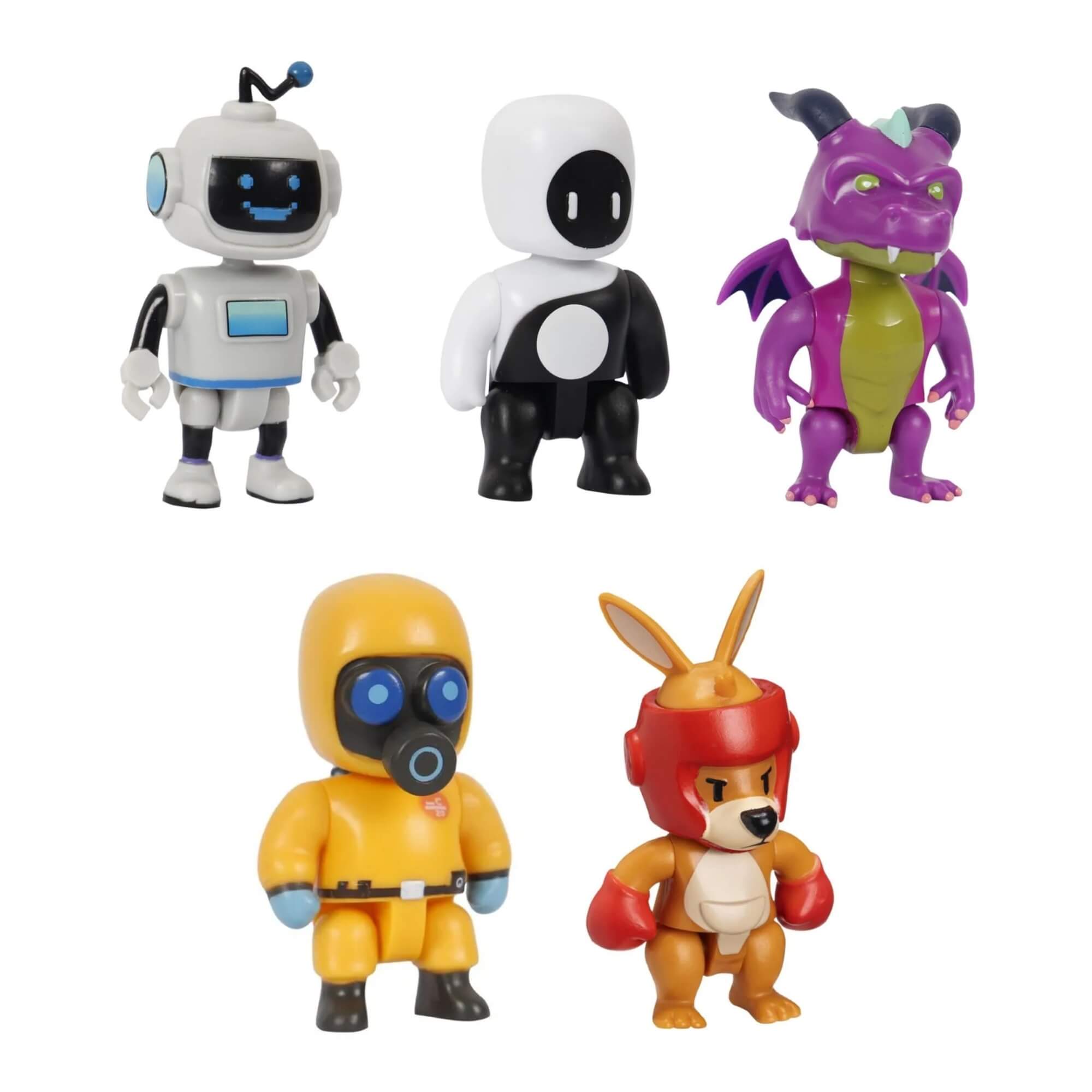 Pack com 6 Bonecos Brinquedo Stumble Guys Série 2 - Sortido e Unitário Multikids - BR2377