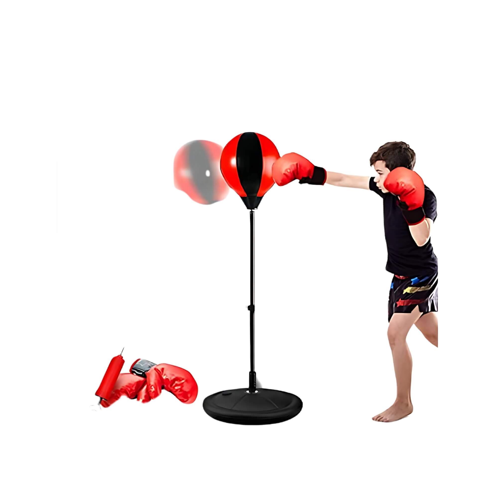 Brinquedo Go Play Saco de Boxe c/ Suporte Luvas e Bomba Multikids - BR2324