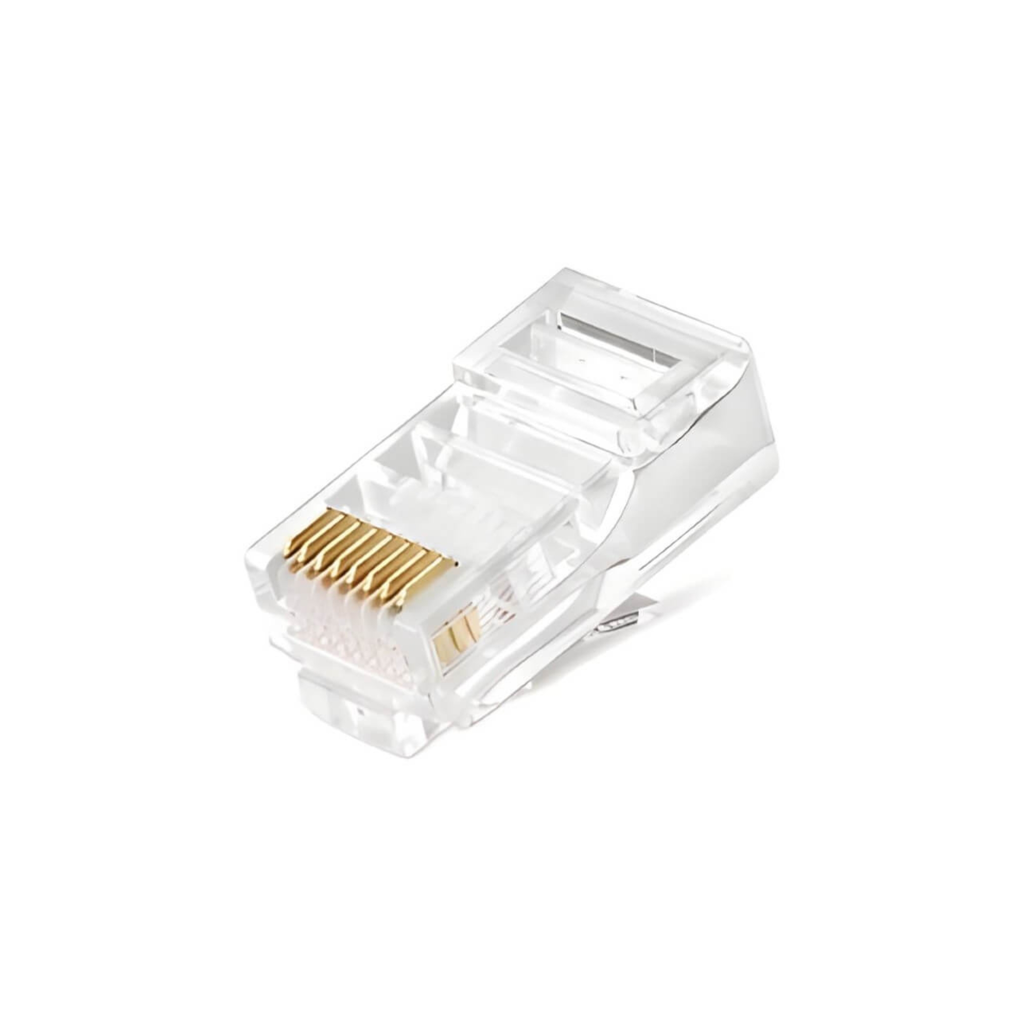 Conector RJ45 CAT6 Macho c/ guia Pacote com 100 unidades Nexans - RJ-N000.600