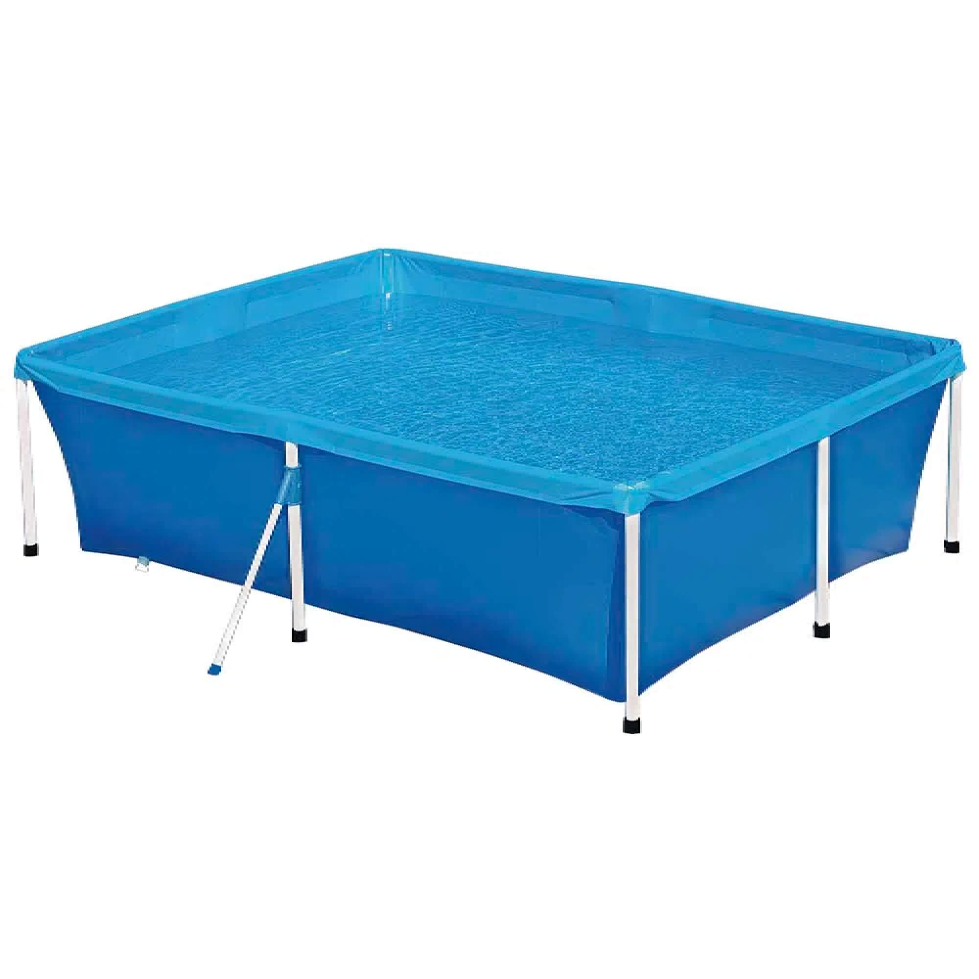 COMP Kit Piscina Estruturada 2000 Litros MOR + 2 Pares de Boia de Braço Tamanho Único