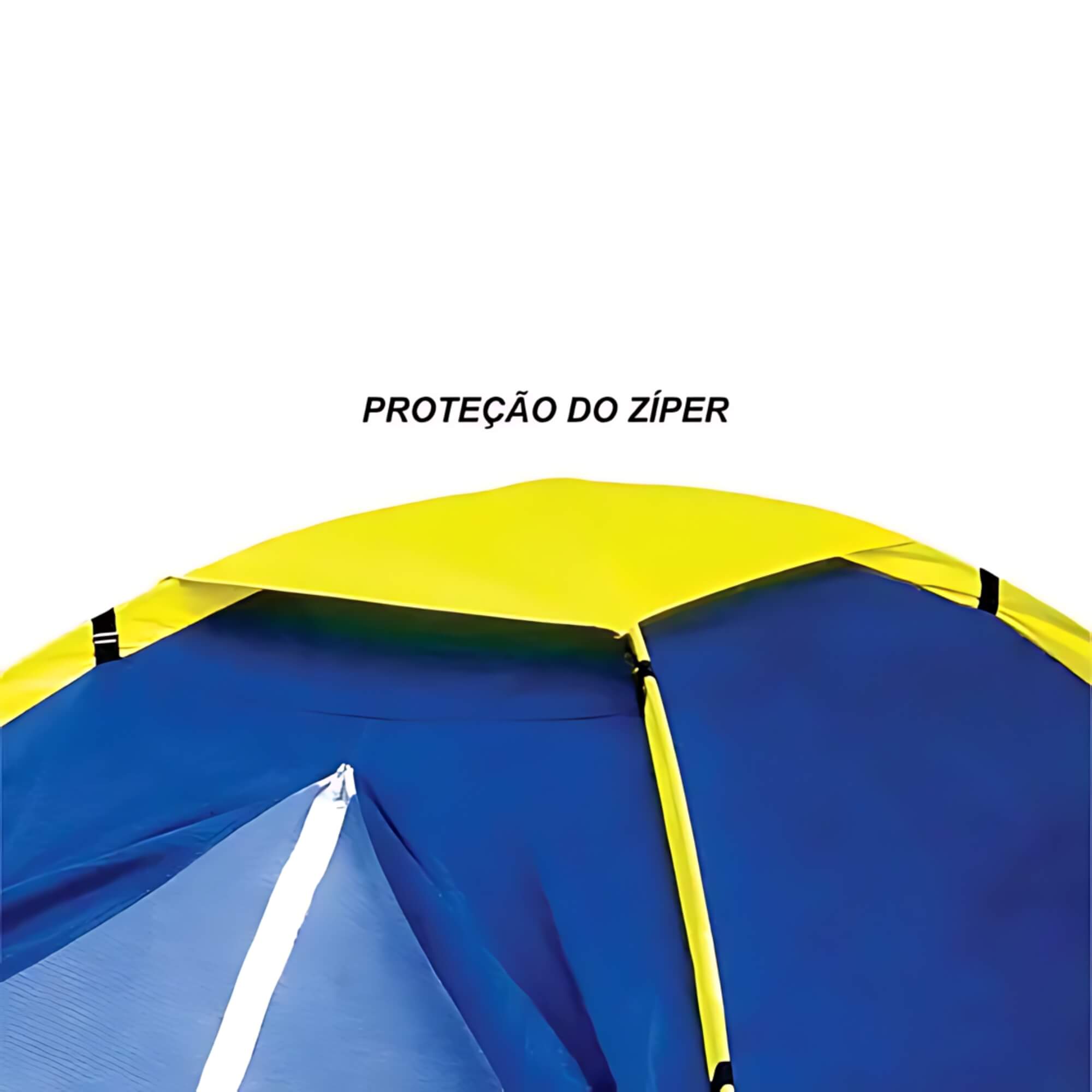 COMP Kit Barraca Camping Casal Iglu + Colchão Inflável Casal Multiuso com Inflador  - MOR