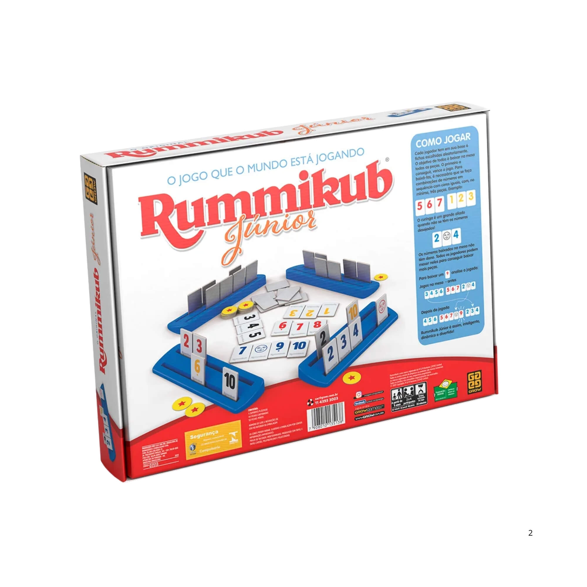 Jogo Rummikub Júnior Grow - 03513
