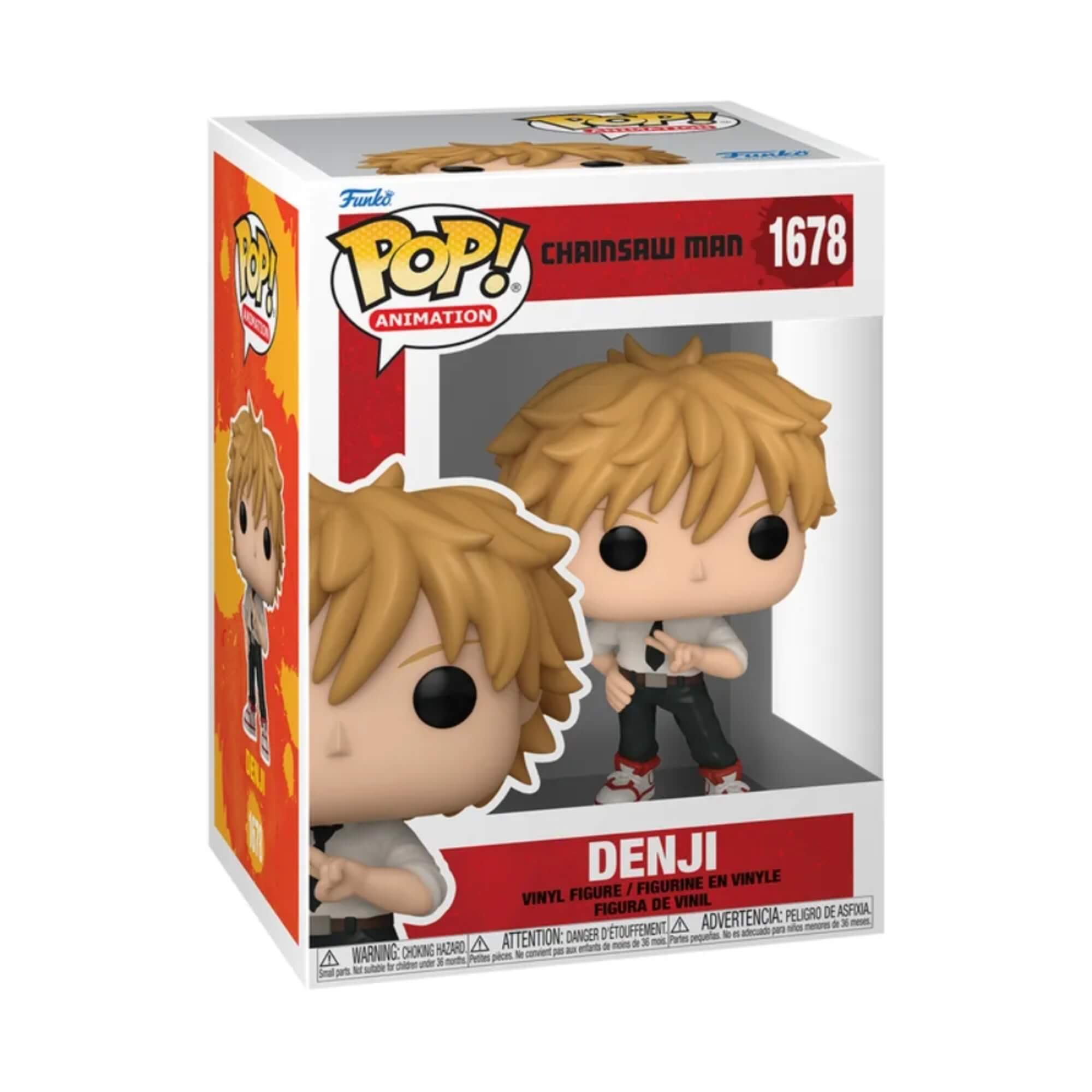 Boneco Funko Pop! Chainsaw Man - Denji Funko 1678 16cm Material Vinil Candide - 11610