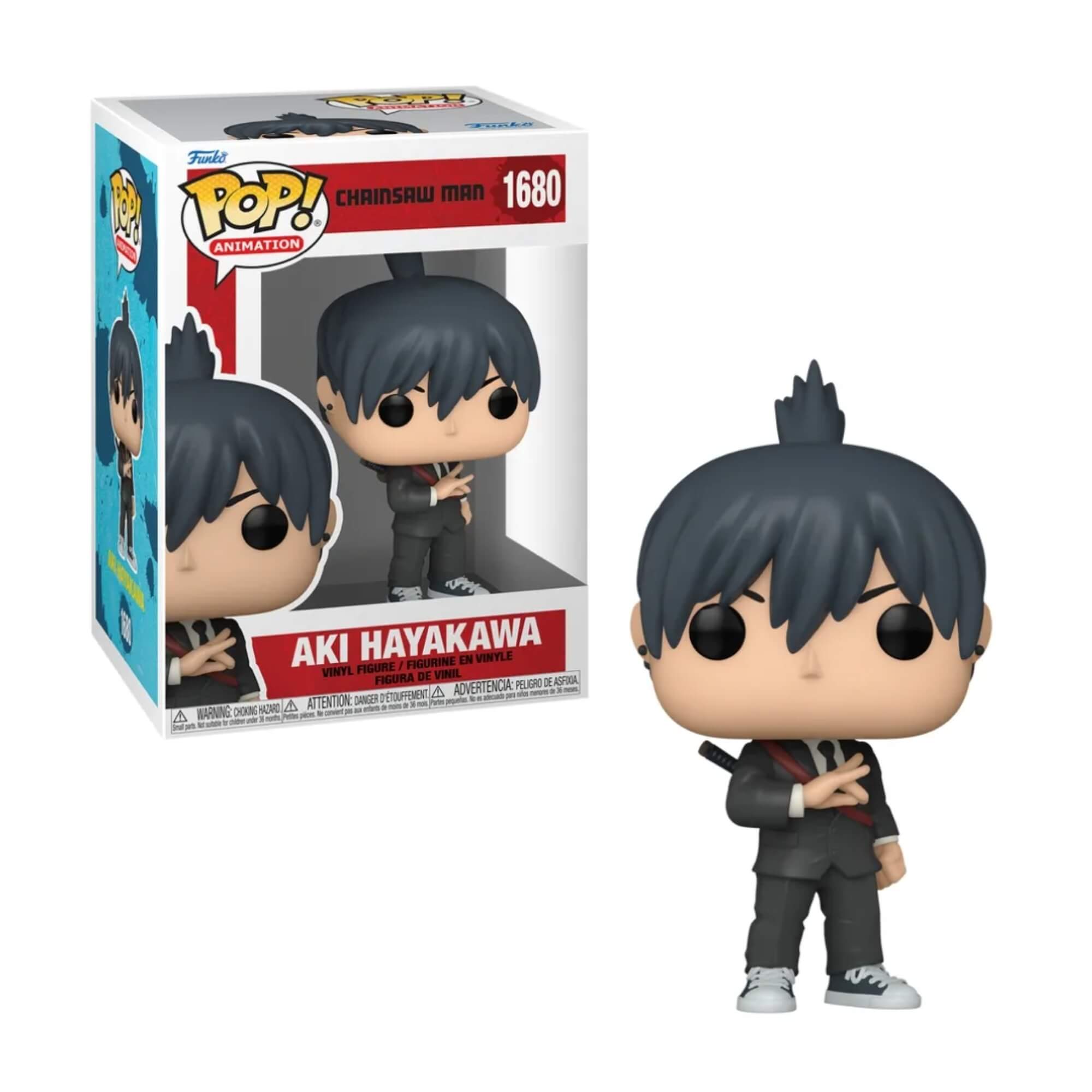 Boneco Funko Pop! Chainsaw Man - Aki 1680 16cm Material Vinil Candide - 11609