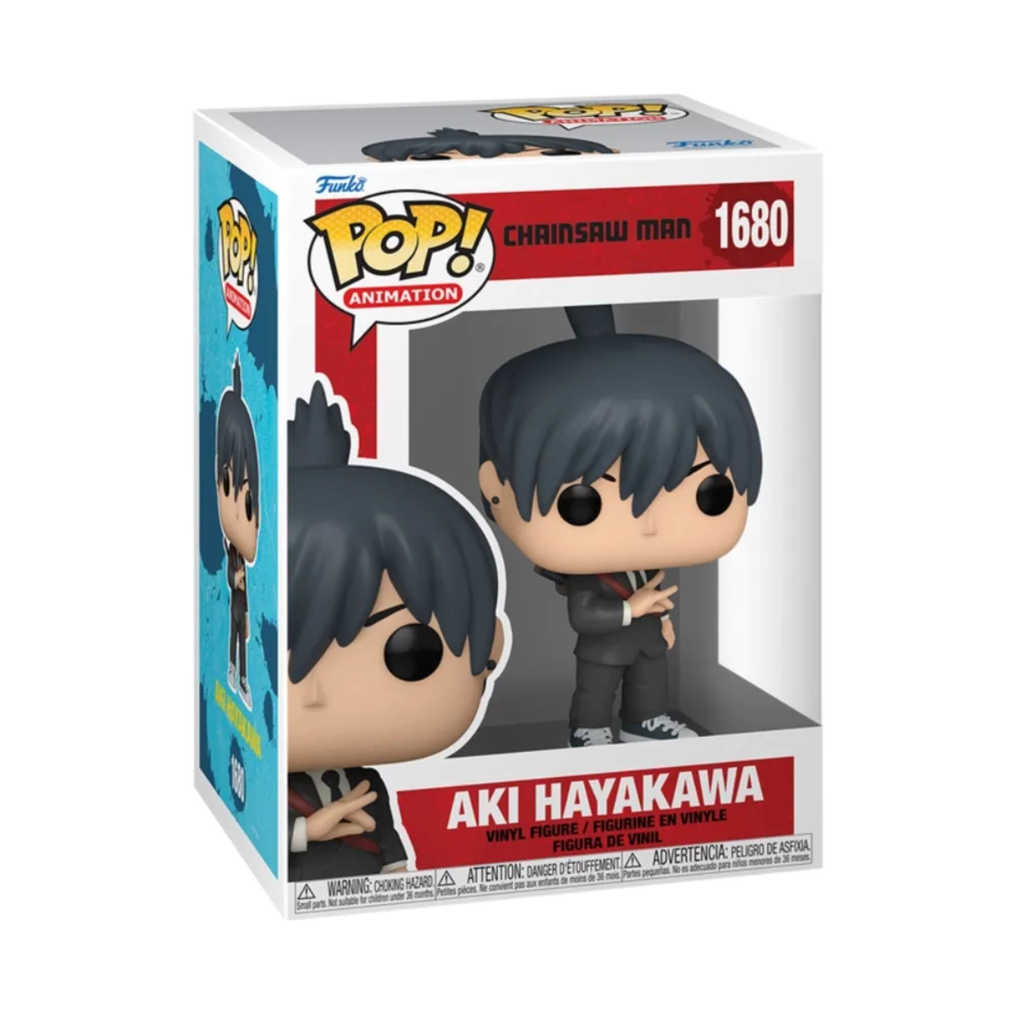 Boneco Funko Pop! Chainsaw Man - Aki 1680 16cm Material Vinil Candide - 11609