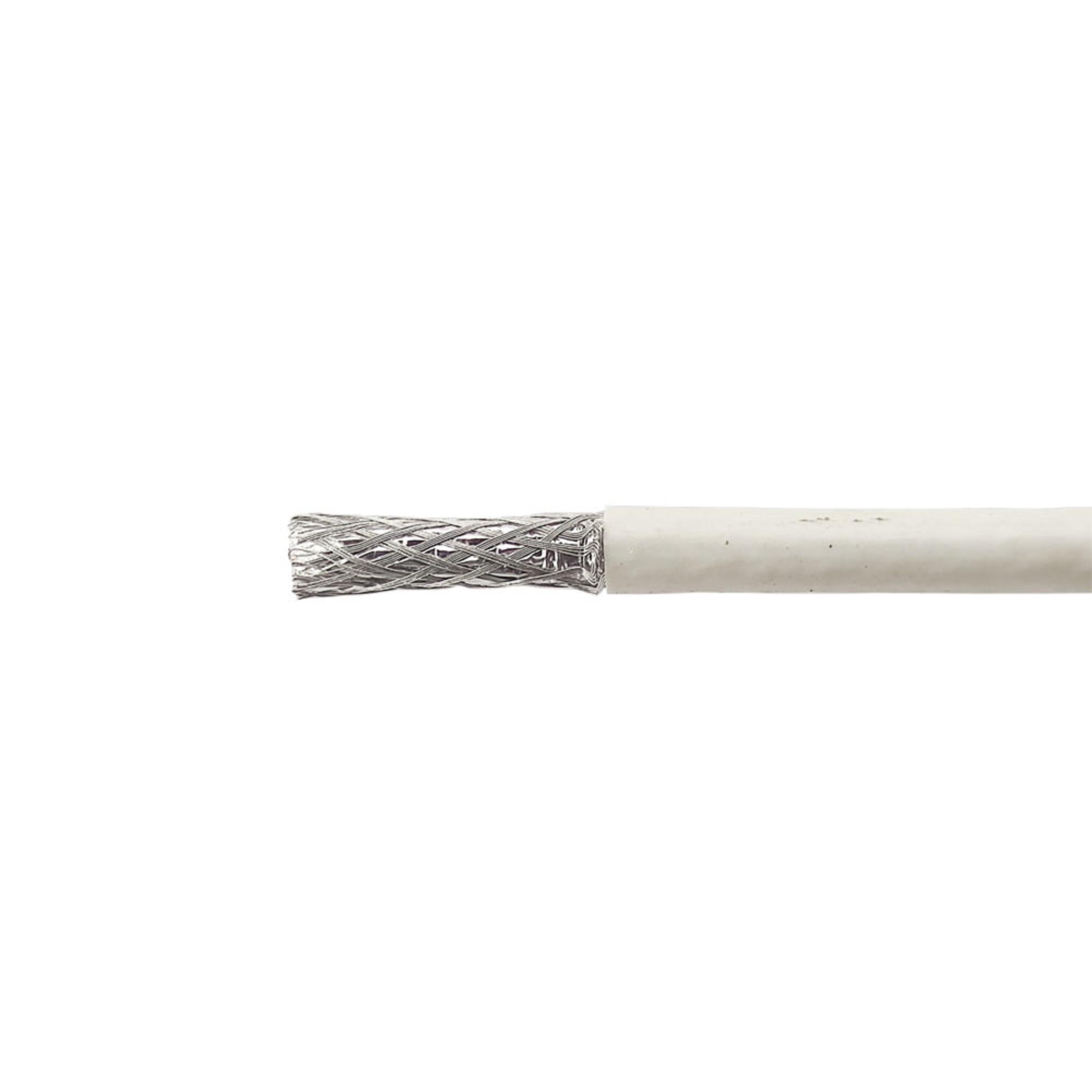 Cabo Coaxial Flexível Rg6 - 95% Malha 100m Branco Cabomix - 10260