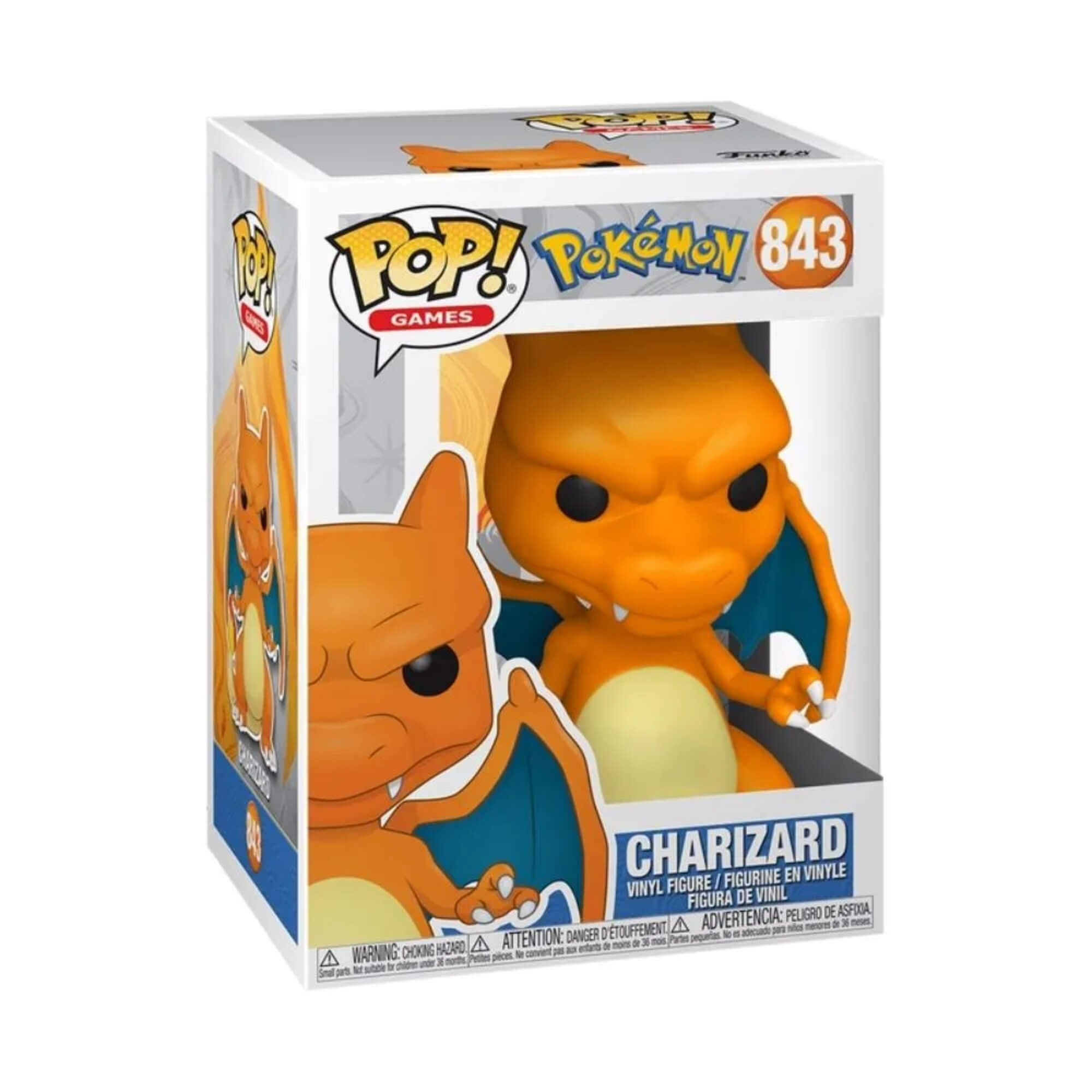 Boneco Funko Pop! Pokemon Charizard 843 16cm Material Vinil Candide - 11199