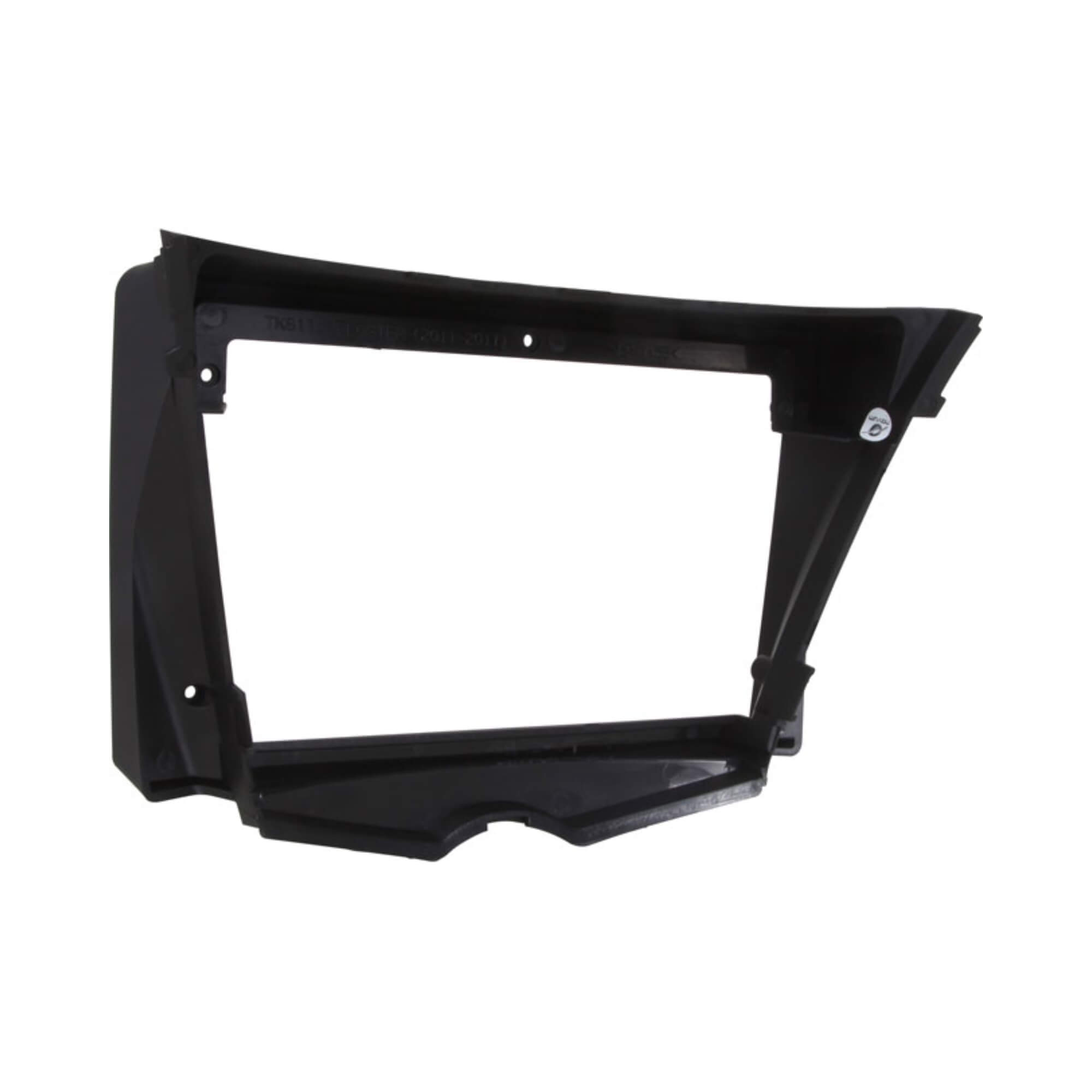 Moldura 9" Pol na cor Preta compatível c/ Hyundai Veloster 11/16 Padrão Chinês Expex - EPX9HY016