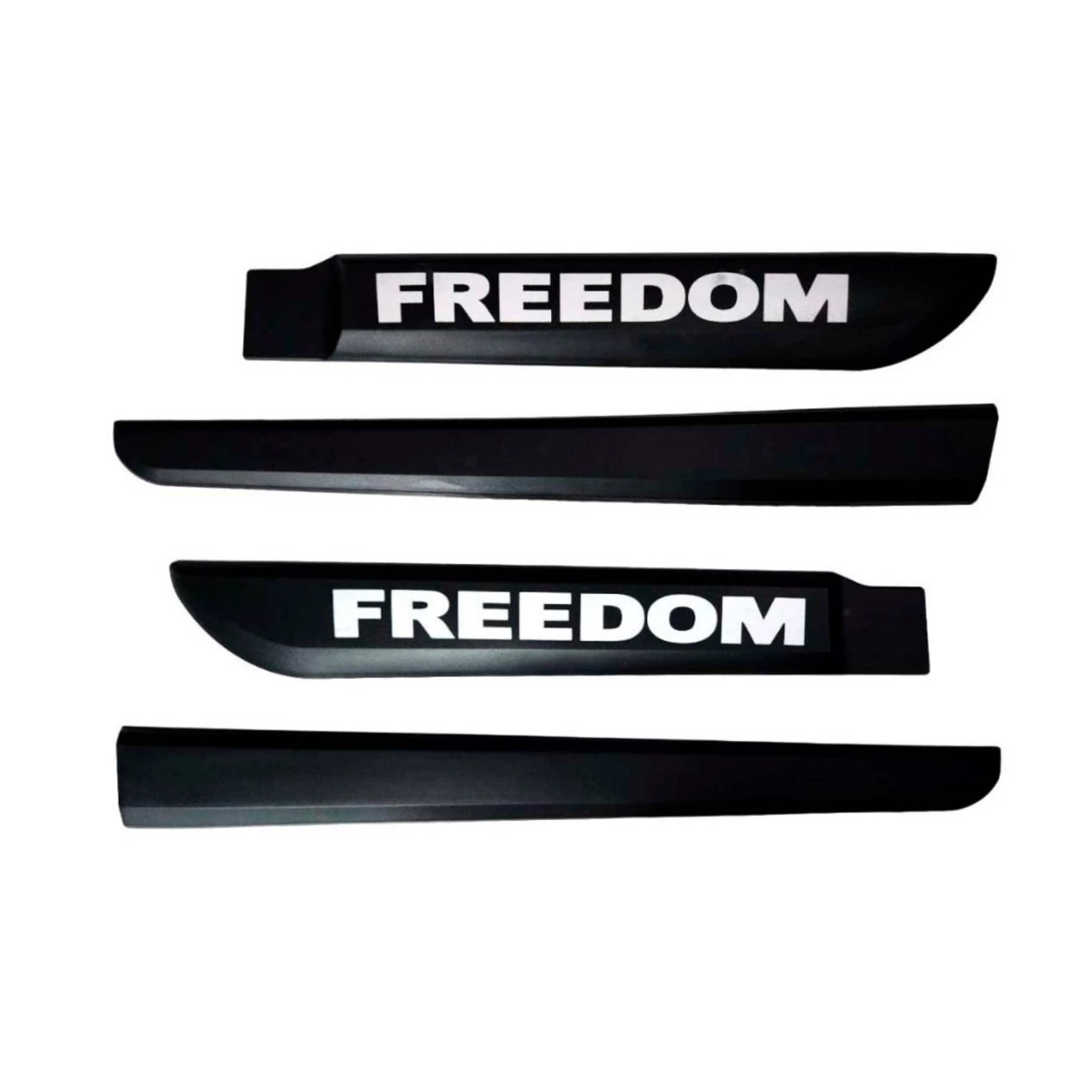Friso tipo Original Preto Silk 4P Strada Freedom 2021 em diante 4 Peças Grid - 2049AC-PTO-I