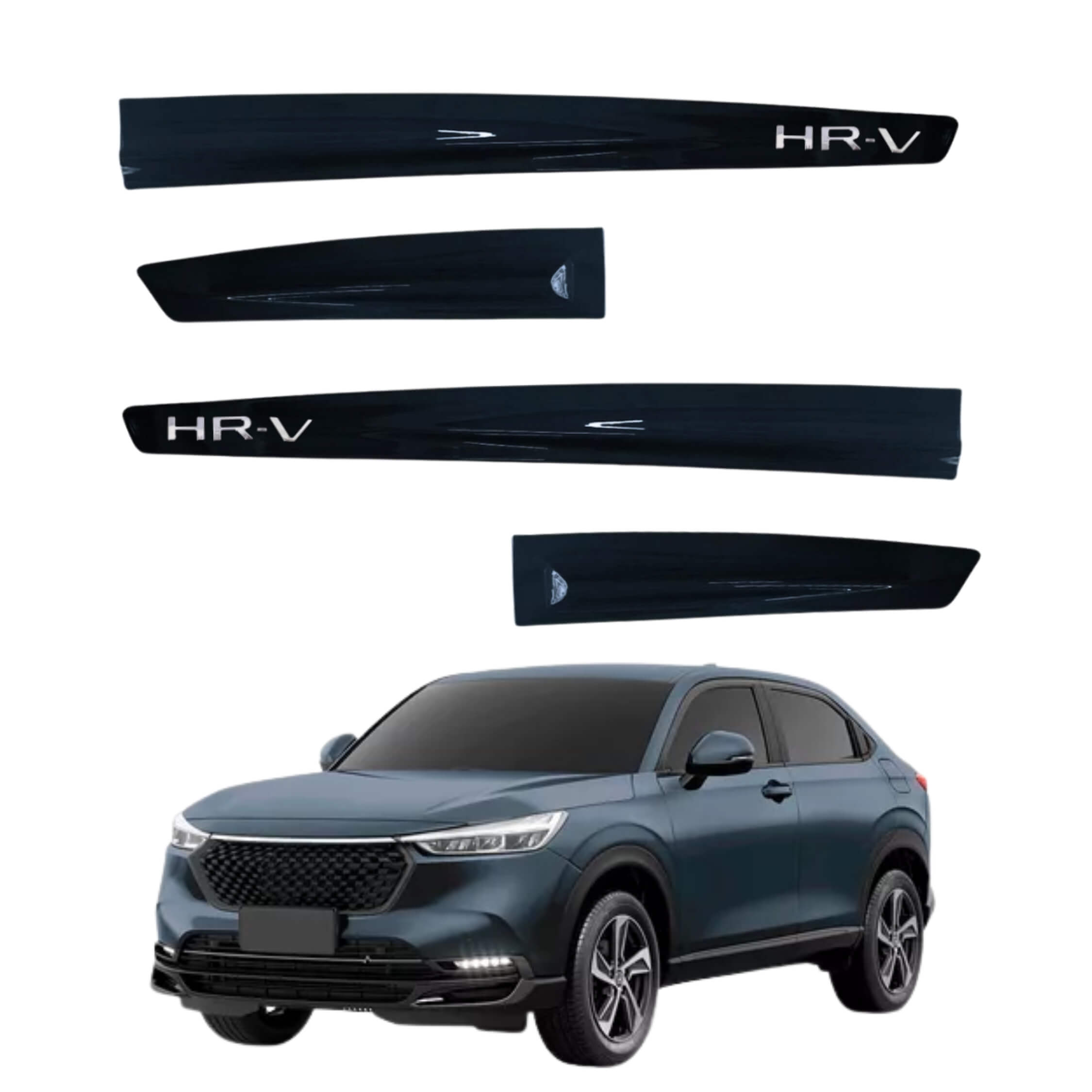 Friso tipo Original Cromo 4P New HR-V 2023 em diante 4 Peças Azul Cosmico Grid - 3001C-AZL-I