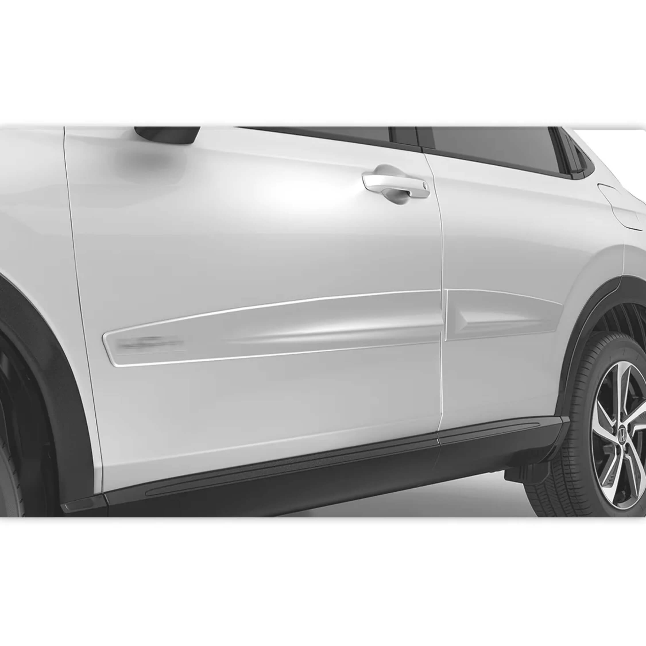 Friso tipo Original Cromo 4P New HRV 2023 em diante 4 Peças Branco Topazio Grid - 3003C-BCO-I