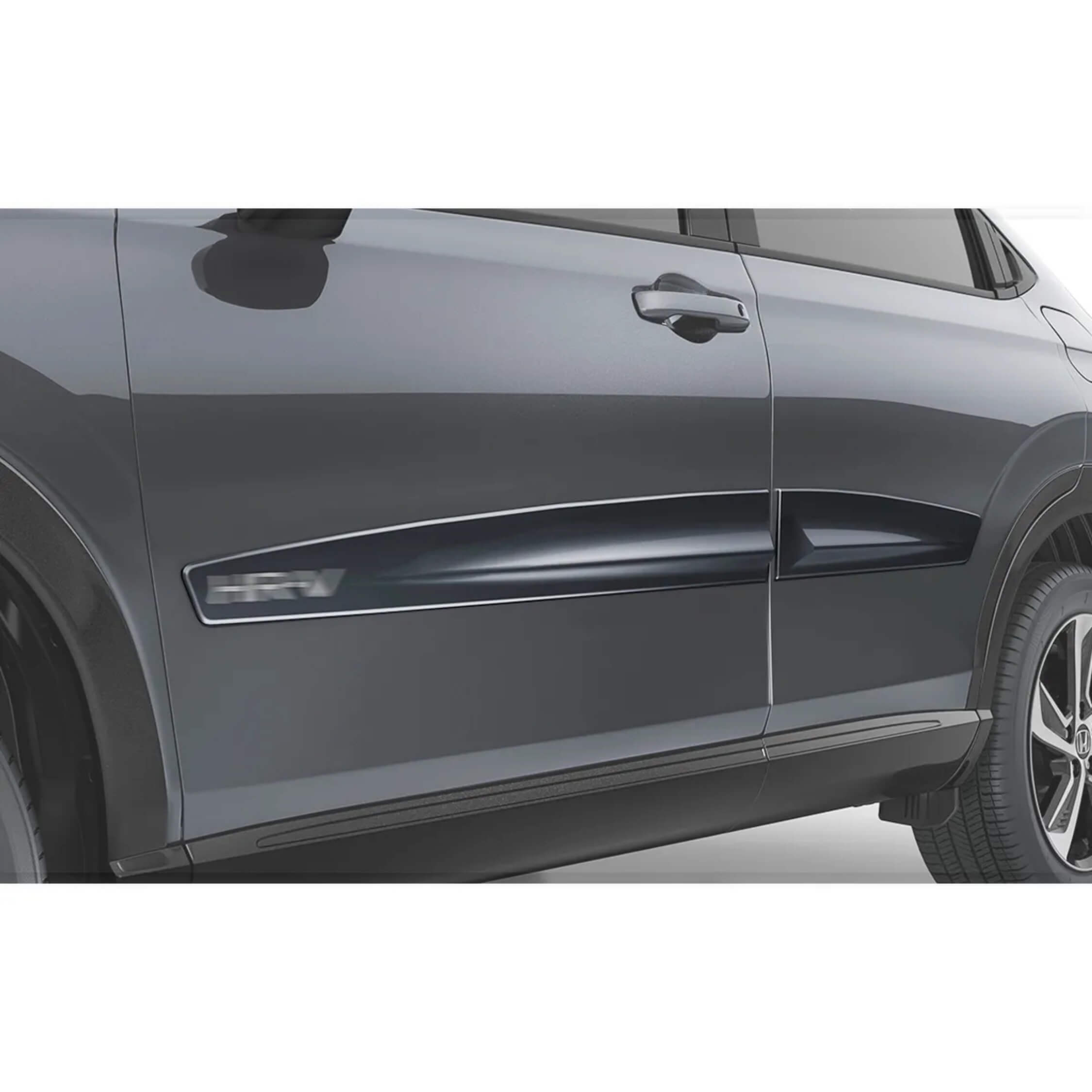 Friso Tipo Original Cromo 4P New HRV 2023 em diante 4 Peças Cinza Bassalto Grid - 3004C-CZA-I
