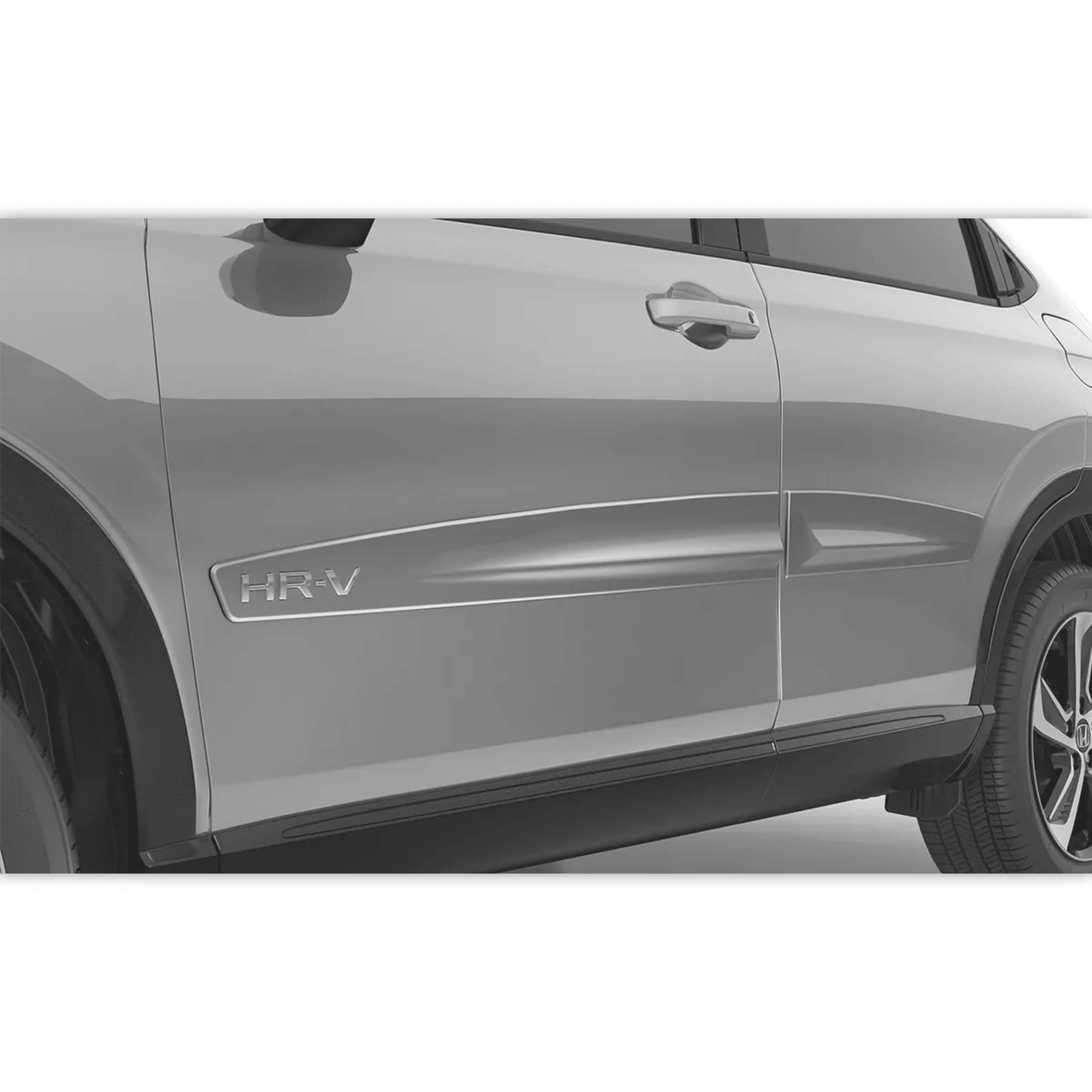 Friso tipo Original Cromo 4P New HRV 2023 em diante 4 Peças Prata Platinum Grid - 3006C-PTA-I