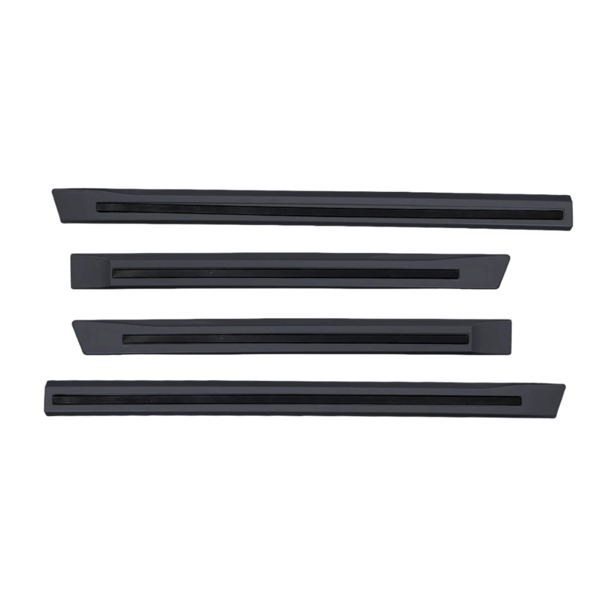 Friso T. Original Filete Preto 4P Rampage 2024 em diante 4 Pç Cinza Sting Grey Grid - 3609P-CZA-I