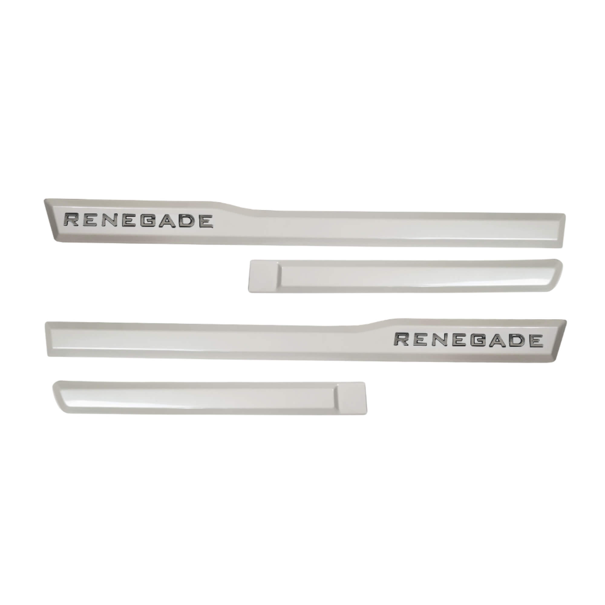 Friso Tipo Original Cromo 4P Renegade 2022 em diante 4 Peças Branco Polar Grid - 4629C-BCO-I