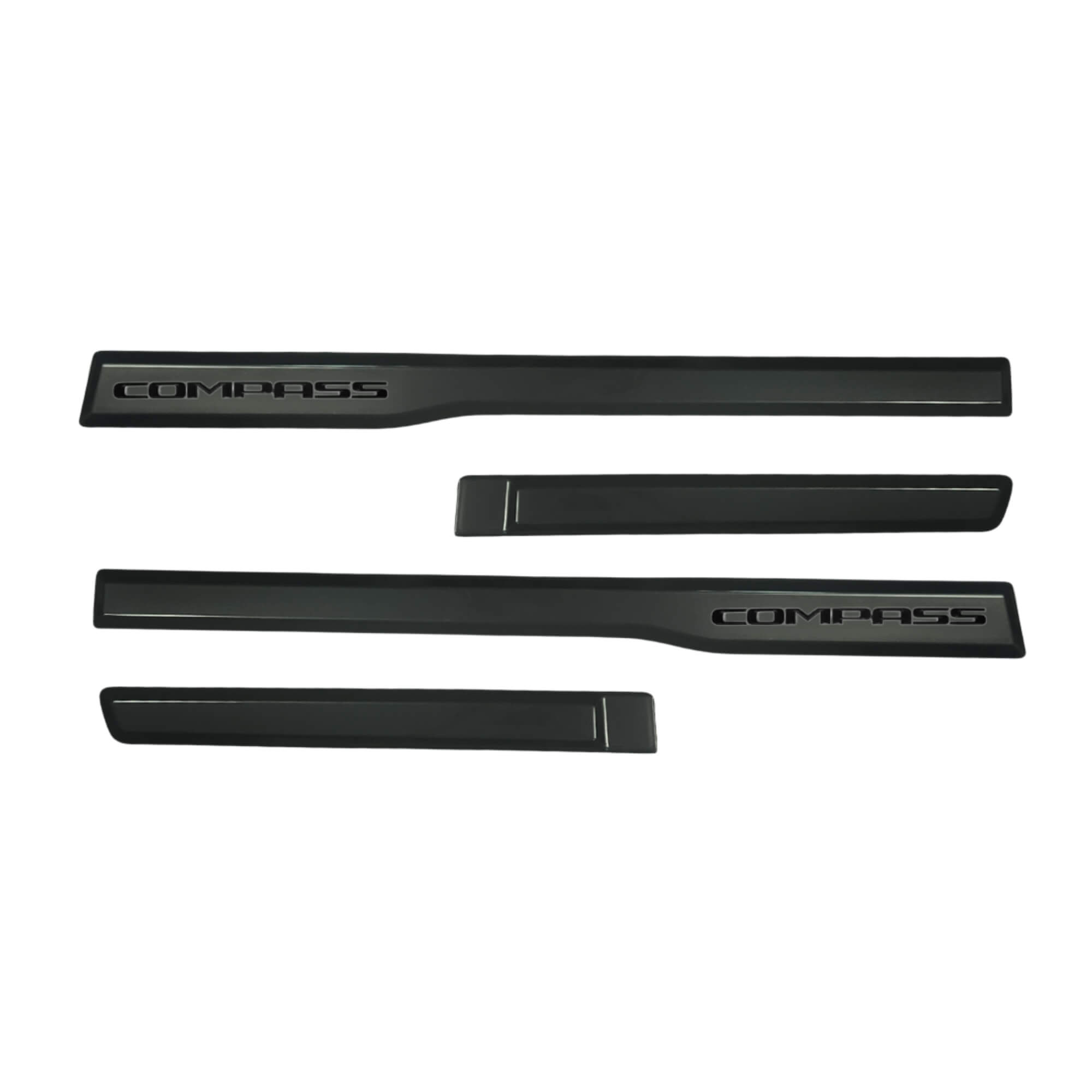 Friso T. Original Cromo c/ Preto 4P Compass 2021 em diante 4 Pç Cinza Granite Grid - 4644C-CZA-I