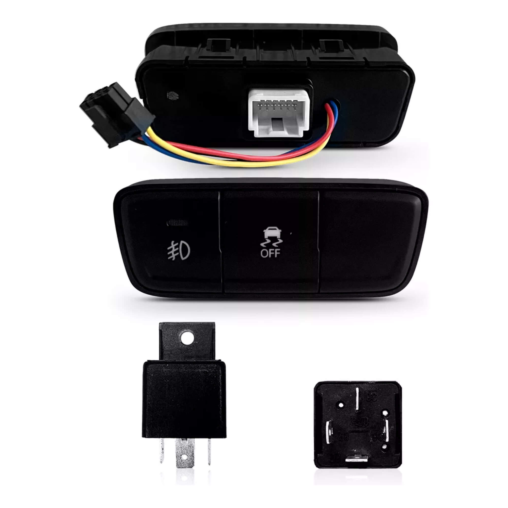 COMP Kit Farol de Milha Hyundai HB20 2023 Botao Modelo Original + Kit LED 6000K Nano
