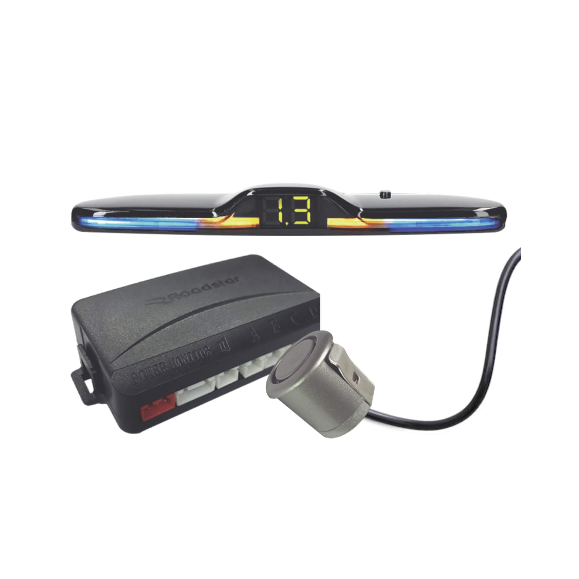 Sensor Automotivo de Estacionamento Cor Prata MI Pro Line Roadstar - RS308BR PRATA MI