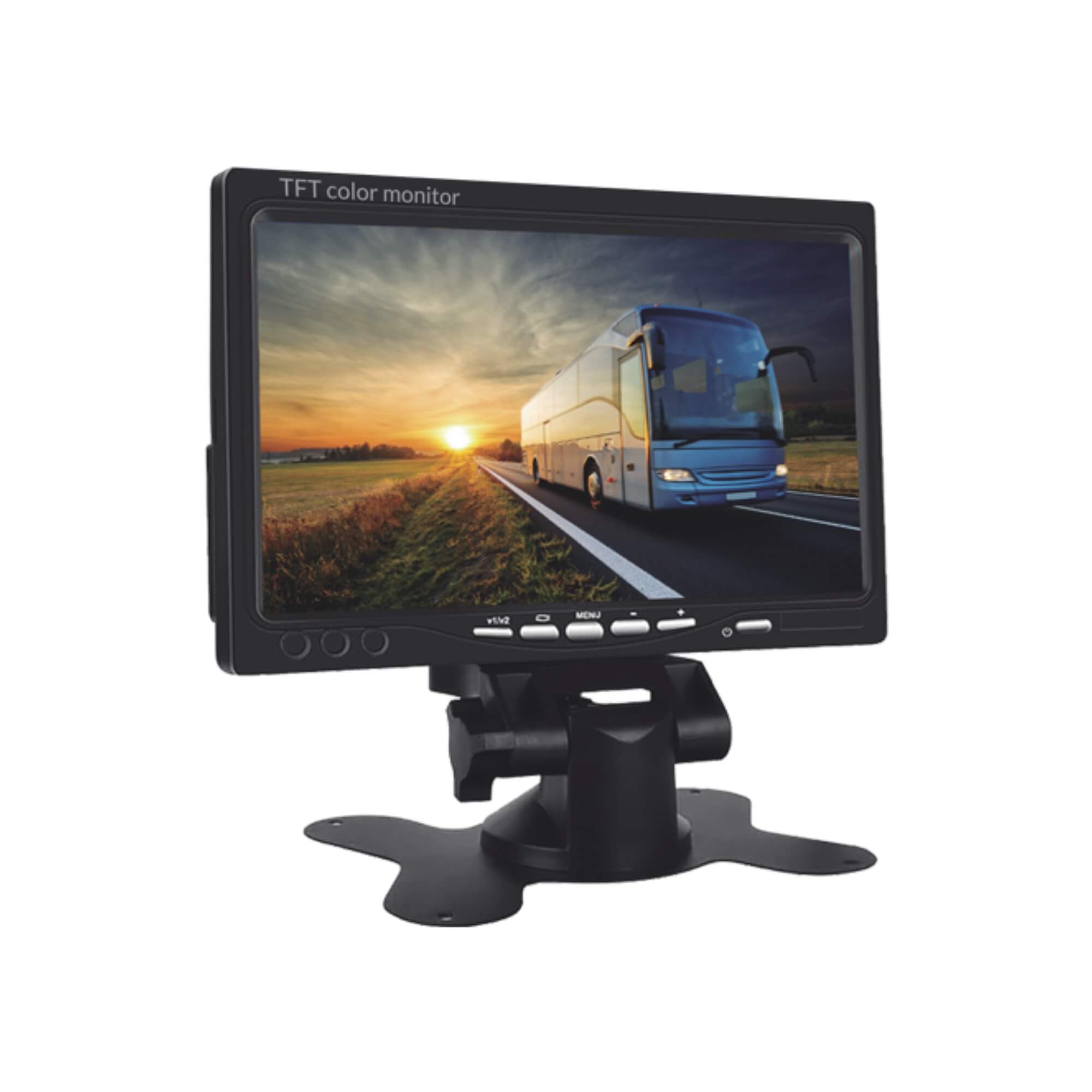 Monitor de 7" LCD IPS 2 entradas RCA de Vídeo 12V/24V Roadstar - RS737BR MI