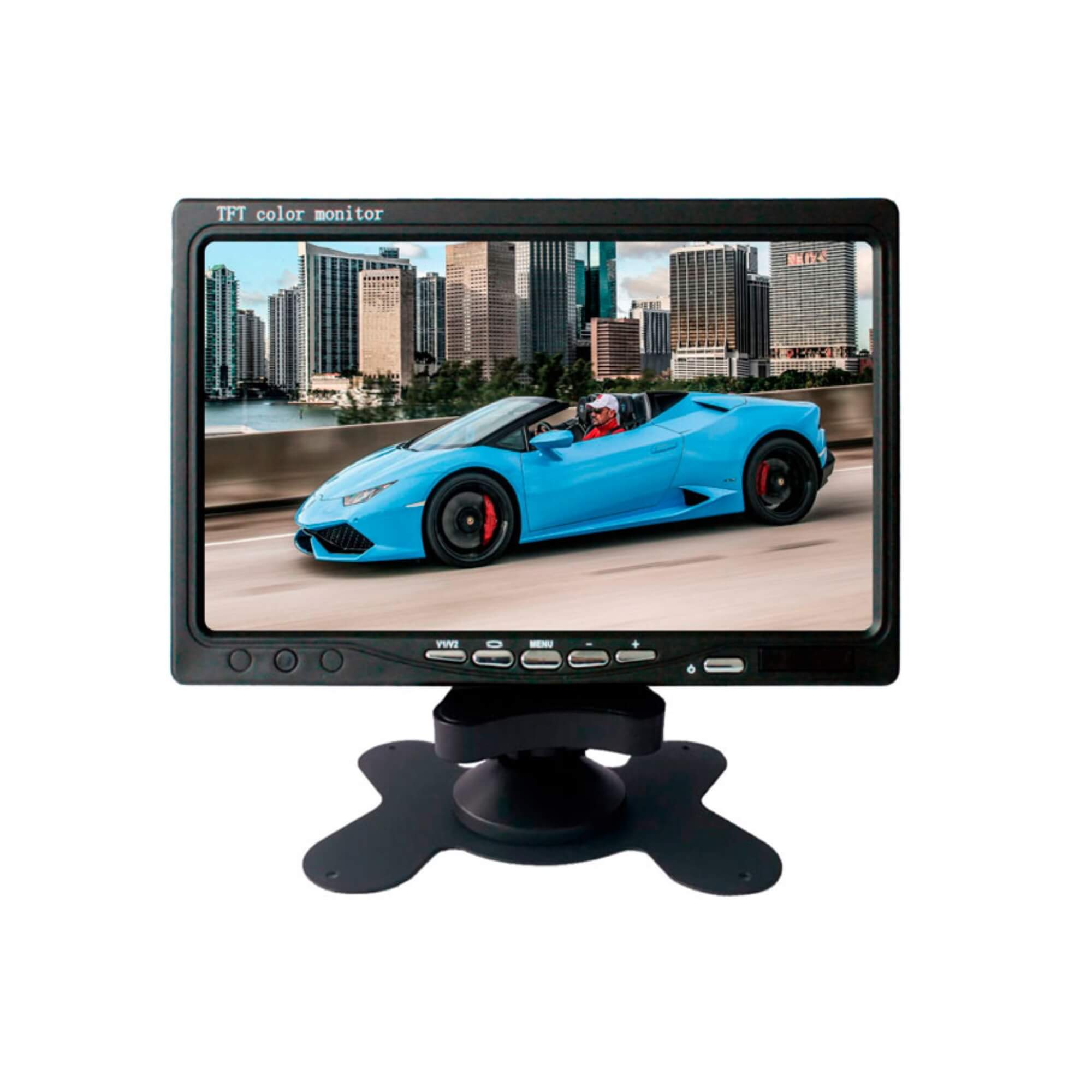 Monitor de 7" LCD IPS 2 entradas RCA de Vídeo 12V/24V Roadstar - RS737BR MI
