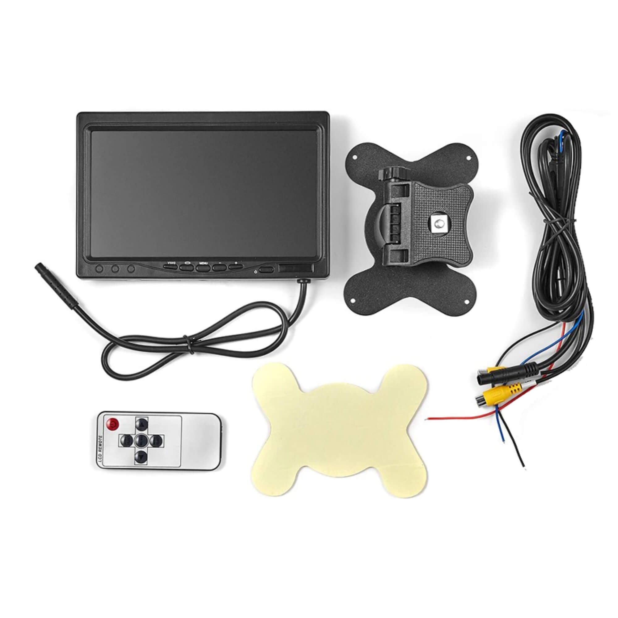 Monitor de 7" LCD IPS 2 entradas RCA de Vídeo 12V/24V Roadstar - RS737BR MI