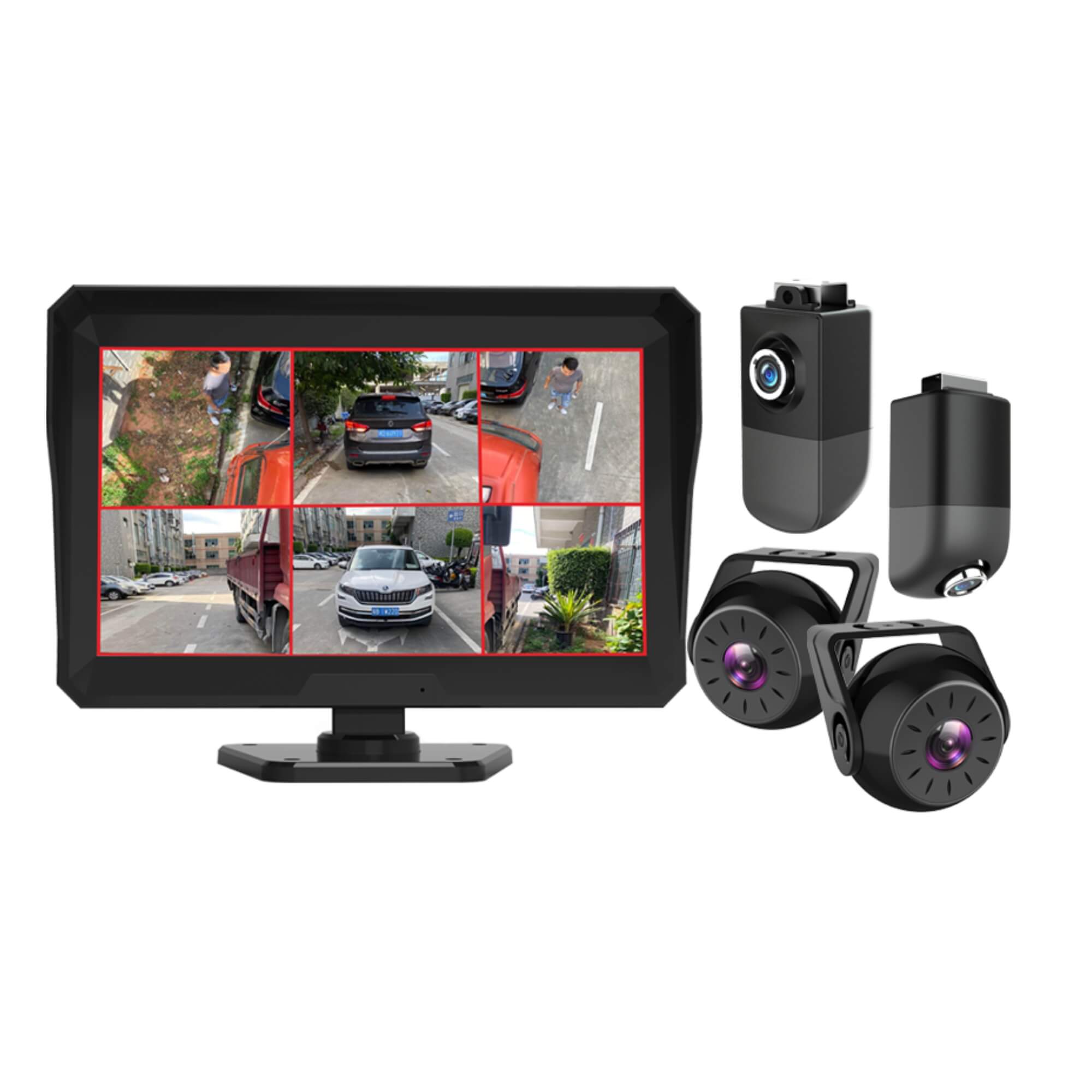Kit Sistema DVR RS-996BR DVR Pro Line Monitoramento e Gravação Automotiva Roadstar - RS996BR MI
