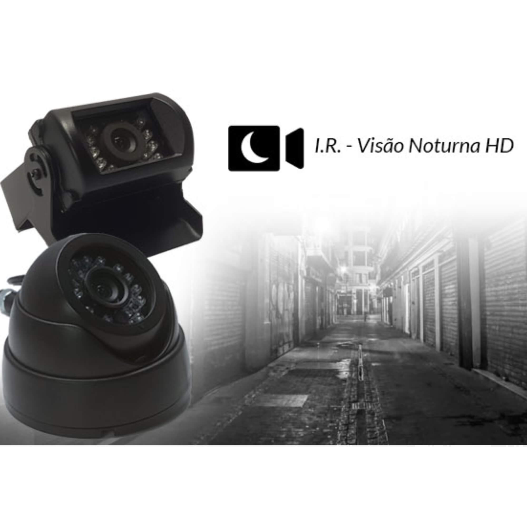Kit Sistema DVR Monitoramento Automotivo Online MI Pro Line Roadstar - RS999BR