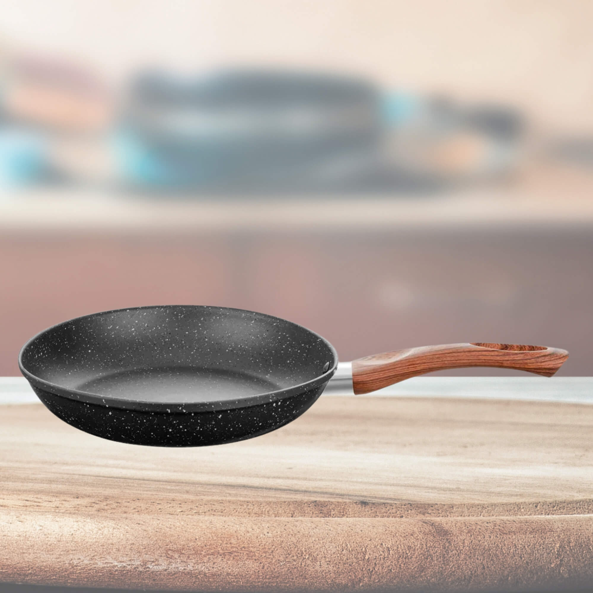 Frigideira Antiaderente Induction Pro Ceramic-Flon Cor Preta N.26 2,0L 26cm MTA - 8507