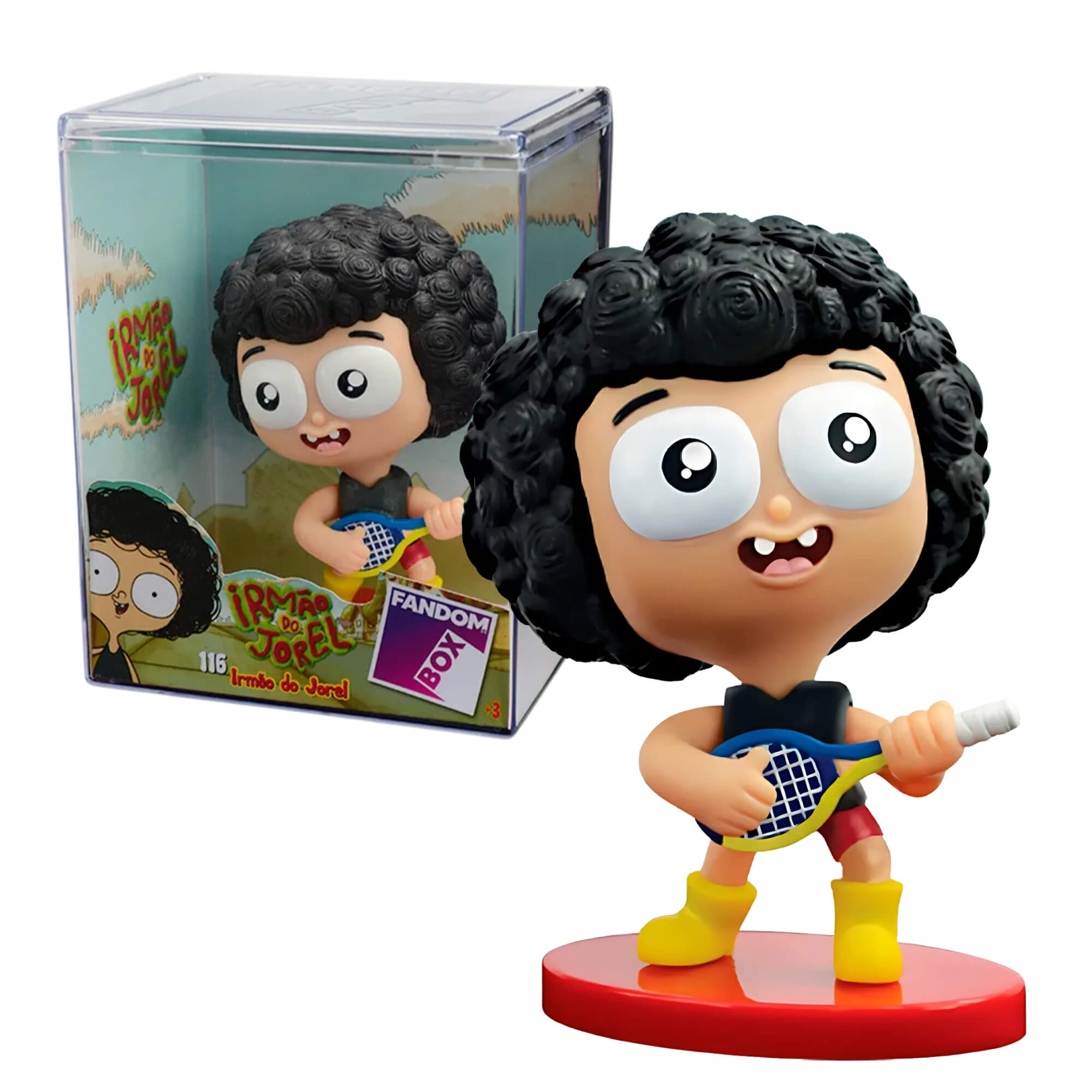 Fandom Box Irmão do Jorel - Irmão do Jorel Boneco Colecionável Vinil Atóxico Lider - 3701